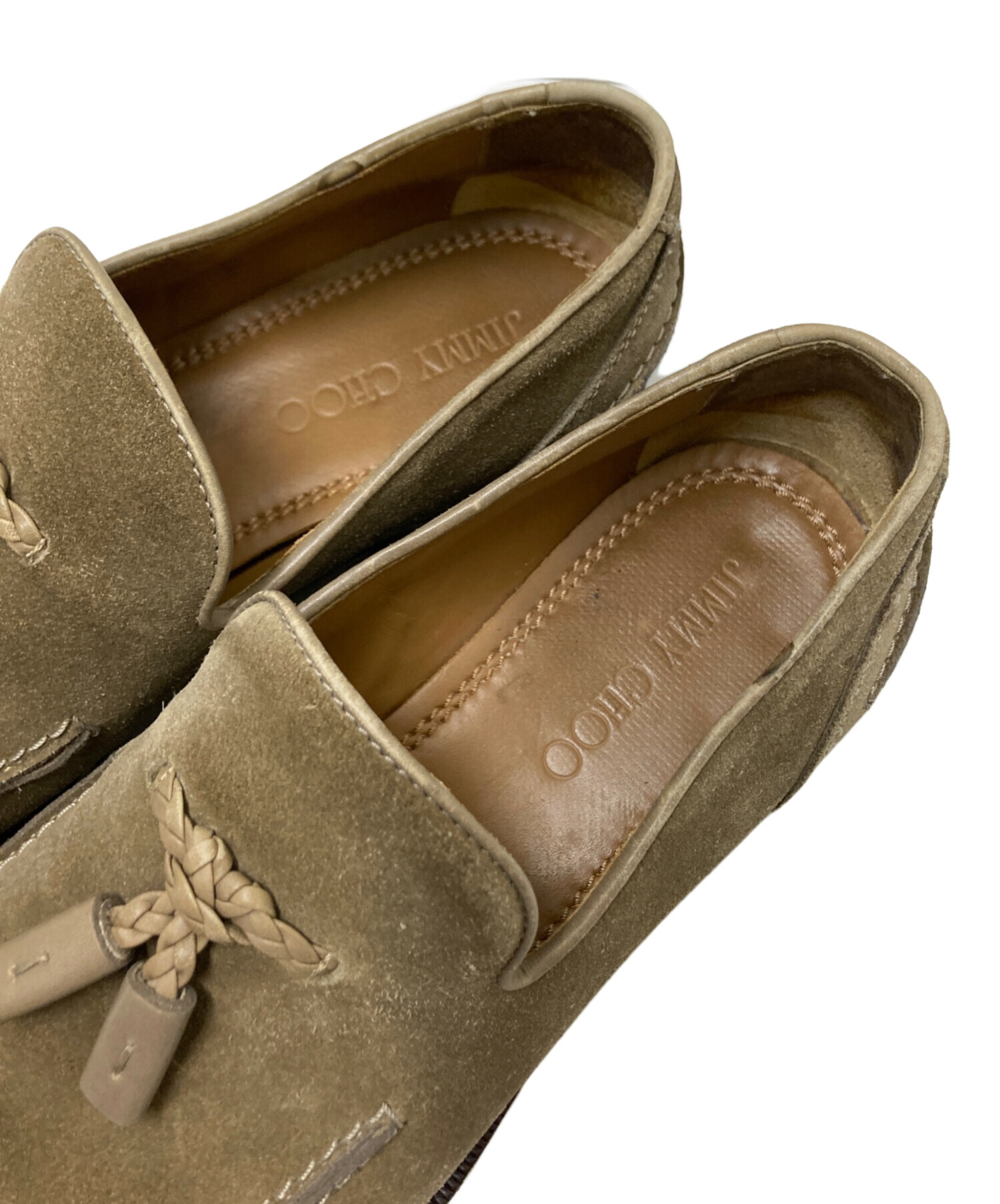 中古・古着通販】JIMMY CHOO (ジミーチュウ) タッセルローファー
