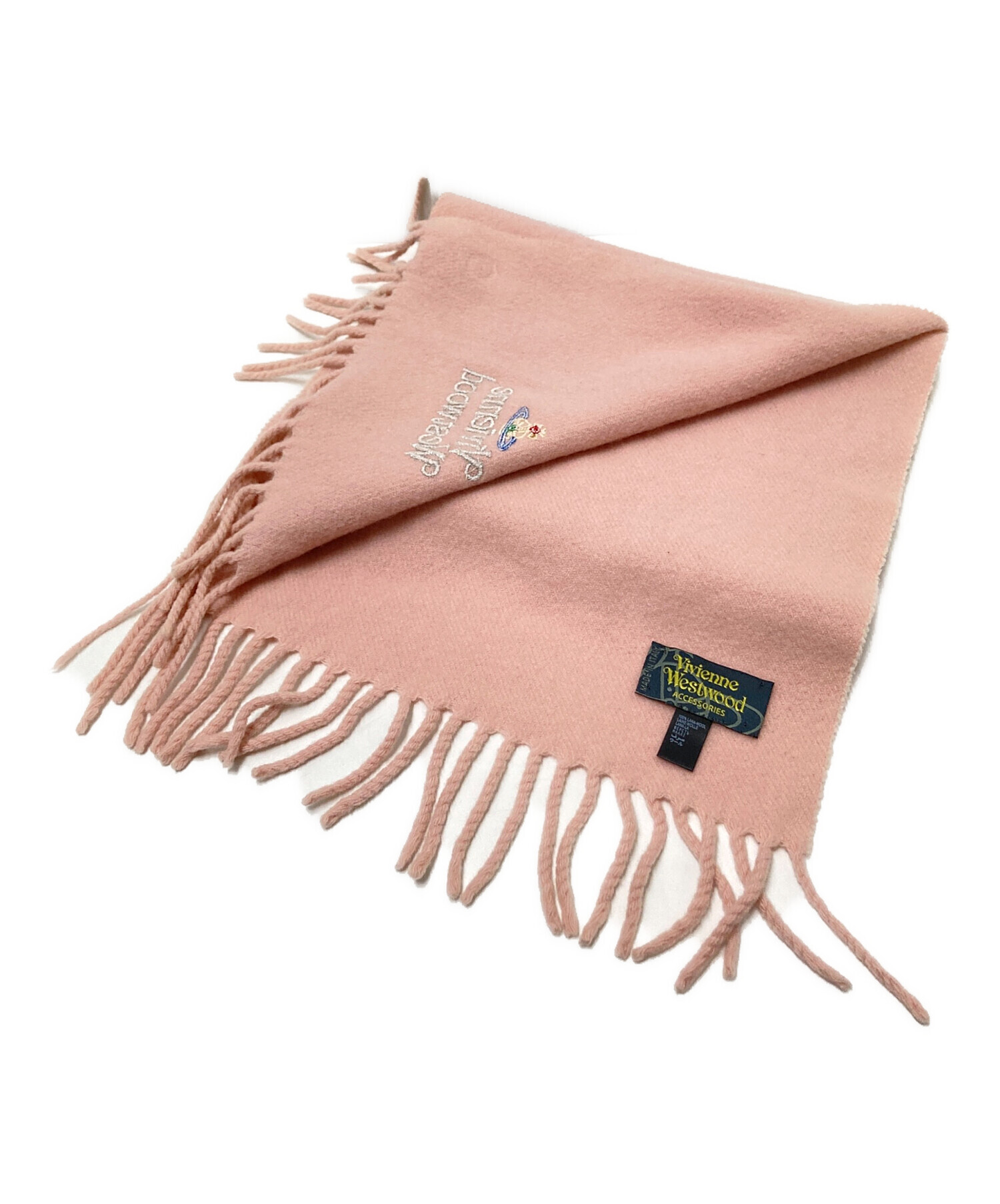 新品未使用　Vivienne Westwood マフラー　ピンク　アクリル 中古・古着通販】Vivienne Westwood (ヴィヴィアンウエストウッド