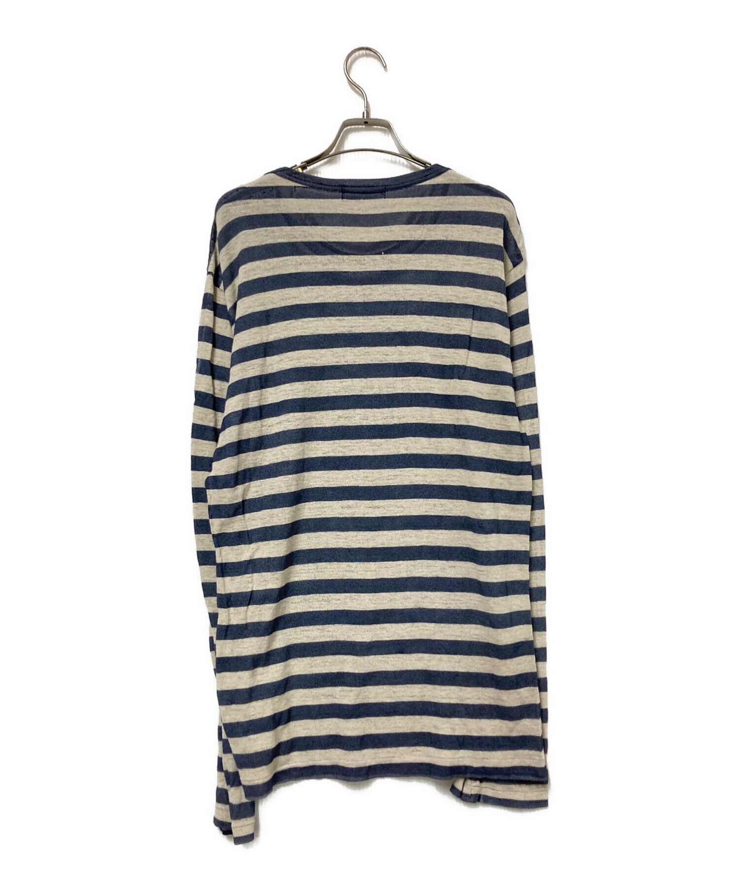 yohji yamamoto pour homme ボーダー　カットソー 中古・古着通販】Yohji Yamamoto pour homme (ヨウジヤマモト
