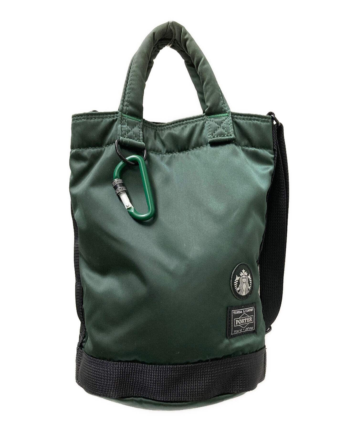 【未使用】Porter スターバックス　ドラムバッグ（Ｓ）ポーター 中古・古着通販】PORTER (ポーター) STARBUCKS COFFEE (スターバックス