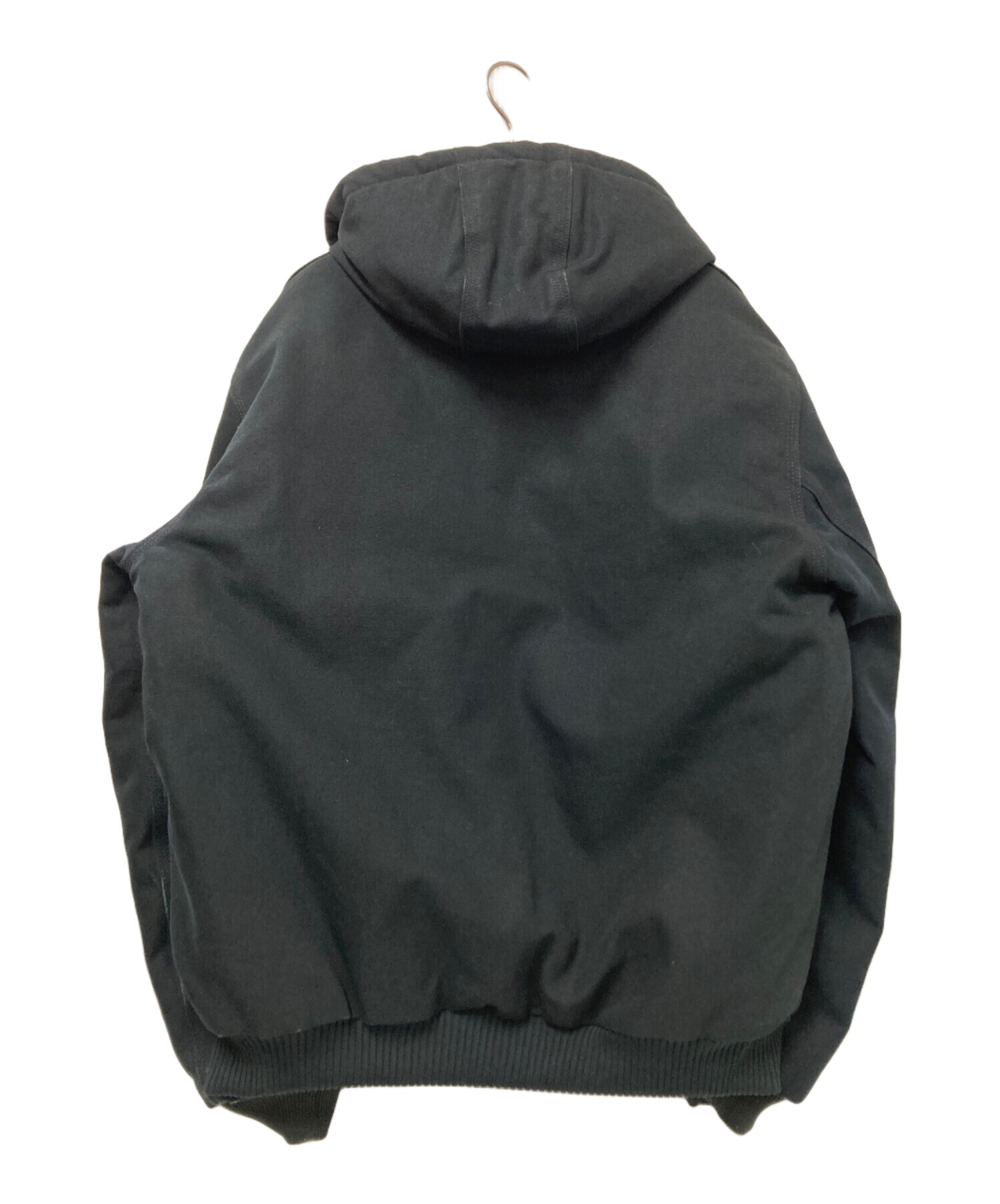 Carhartt ボアジャケット M 黒 ダック 防寒人気　古着ブラックネイビー 中古・古着通販】CarHartt (カーハート) DUCK ACTIVE JACKET ブラック