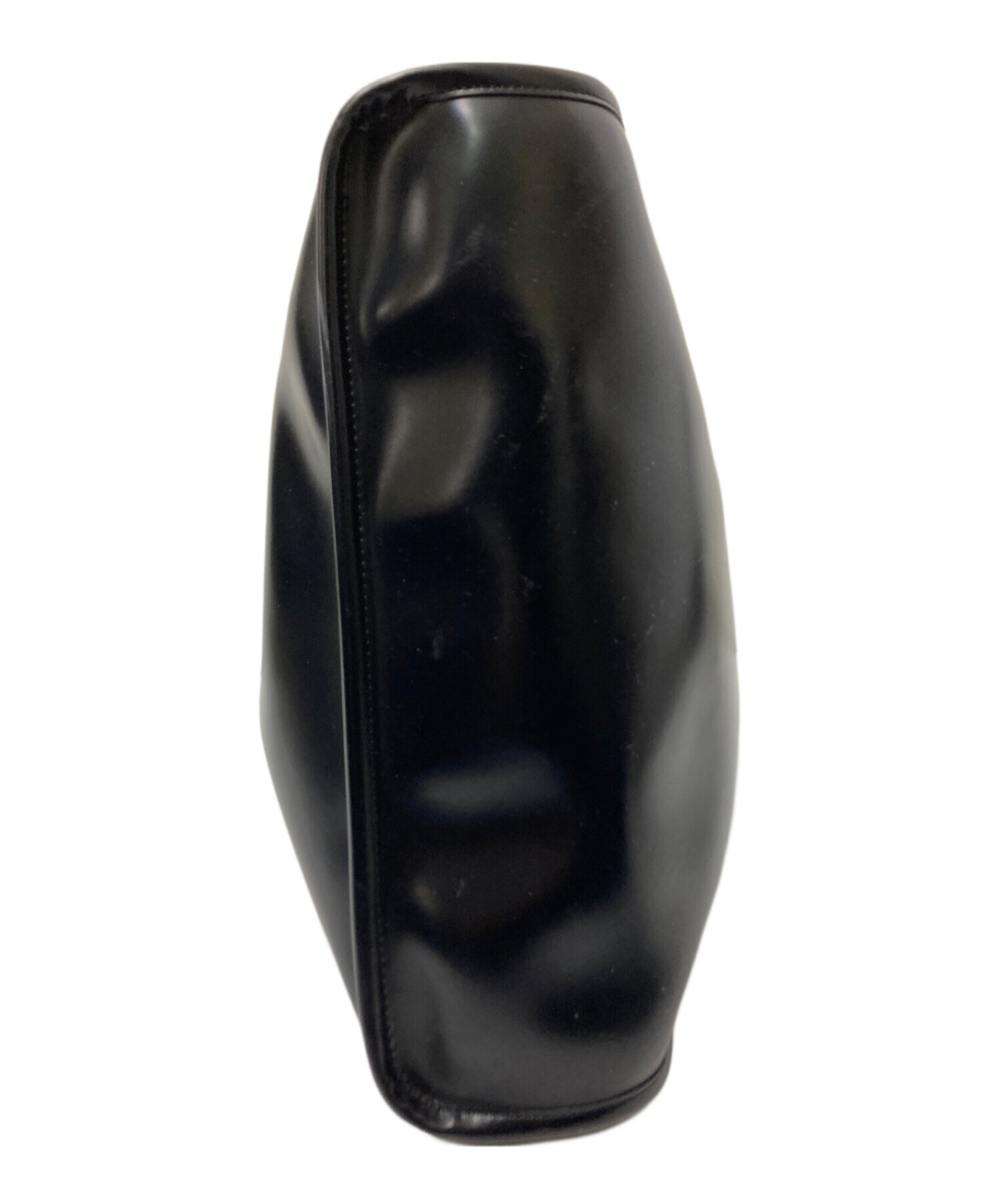 中古・古着通販】PIENI (ピエ二) レザーハンドバッグ オレンジ