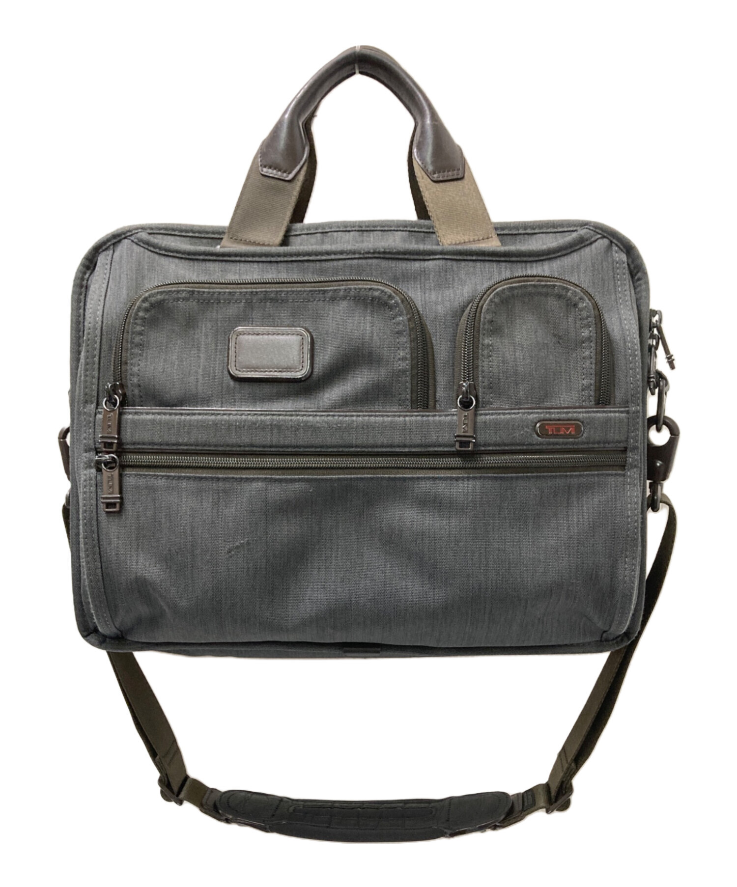 TUMI ALPHA 2 トゥミ ビジネストートバッグ アルファ2 グレー 中古・古着通販】TUMI (トゥミ) ALPHA2 ビジネスバッグ グレー サイズ