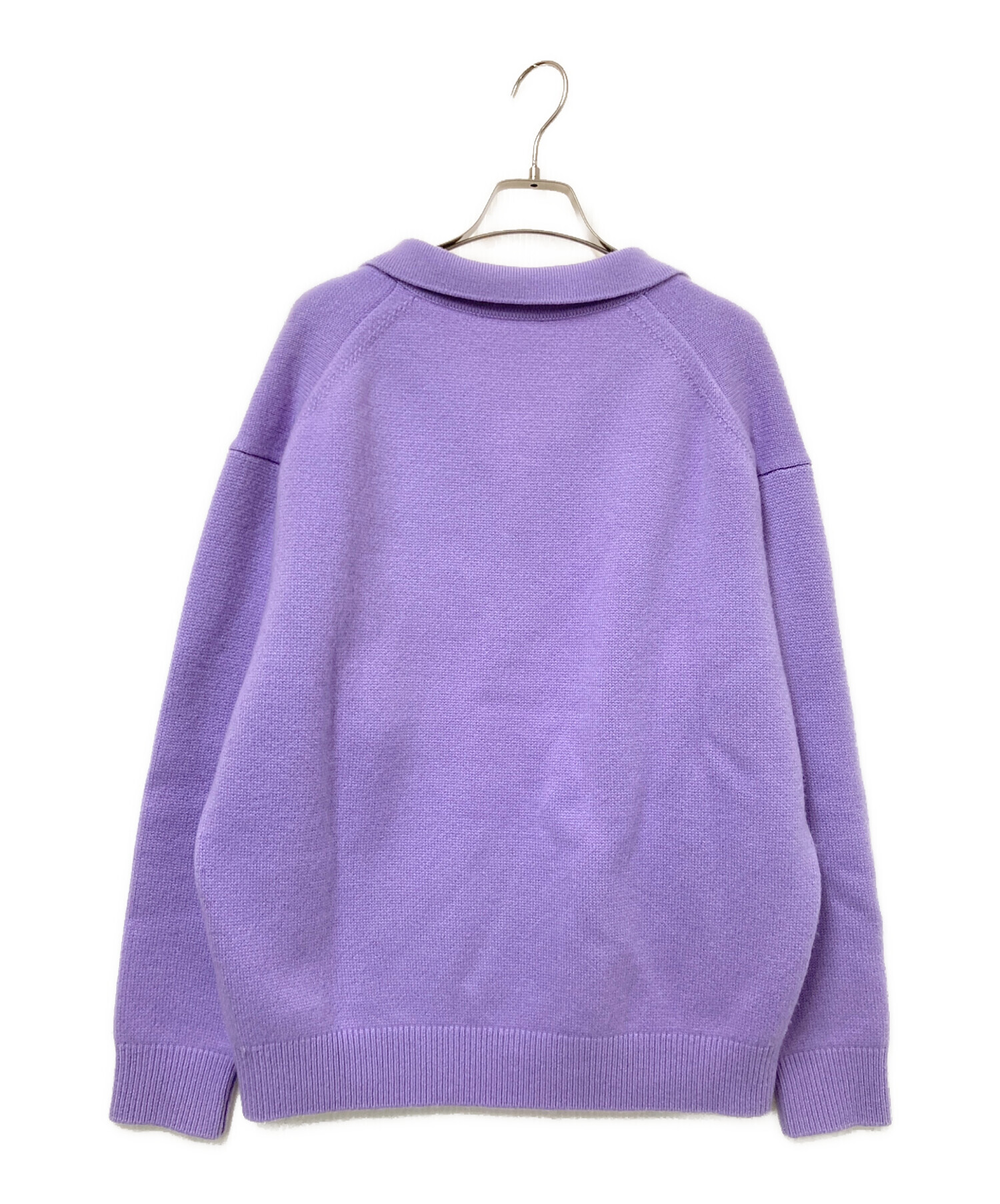 MEIAS カシミア ニット 中古・古着通販】MEIAS (メイアス) カシミヤスキッパーポロニット