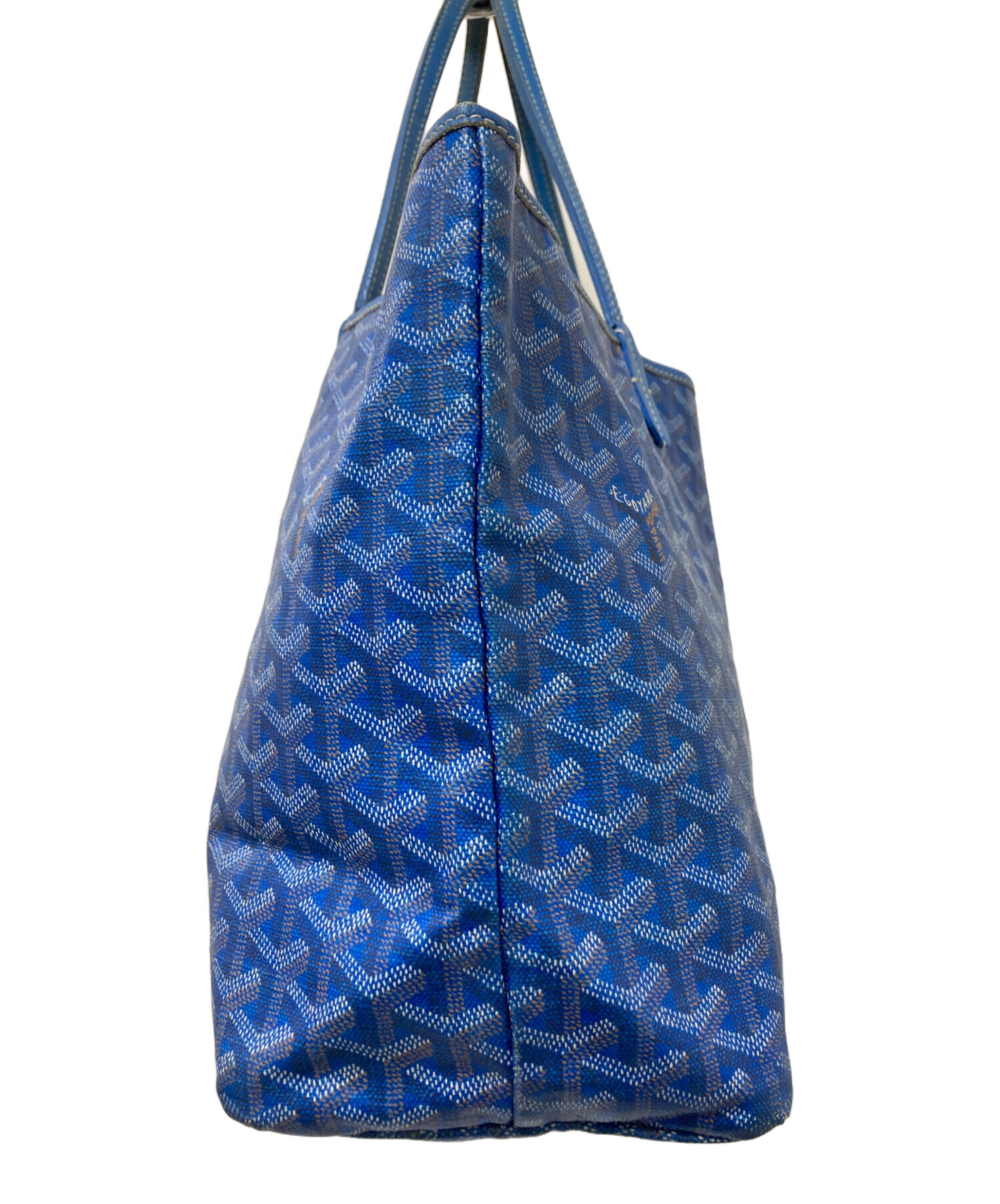 中古・古着通販】GOYARD (ゴヤール) サンルイPM トートバッグ ブルー