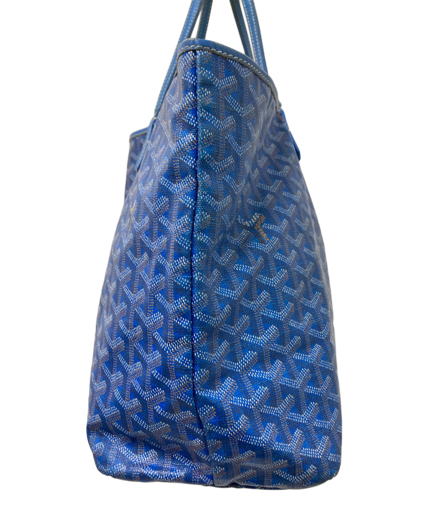 中古・古着通販】GOYARD (ゴヤール) サンルイPM トートバッグ ブルー