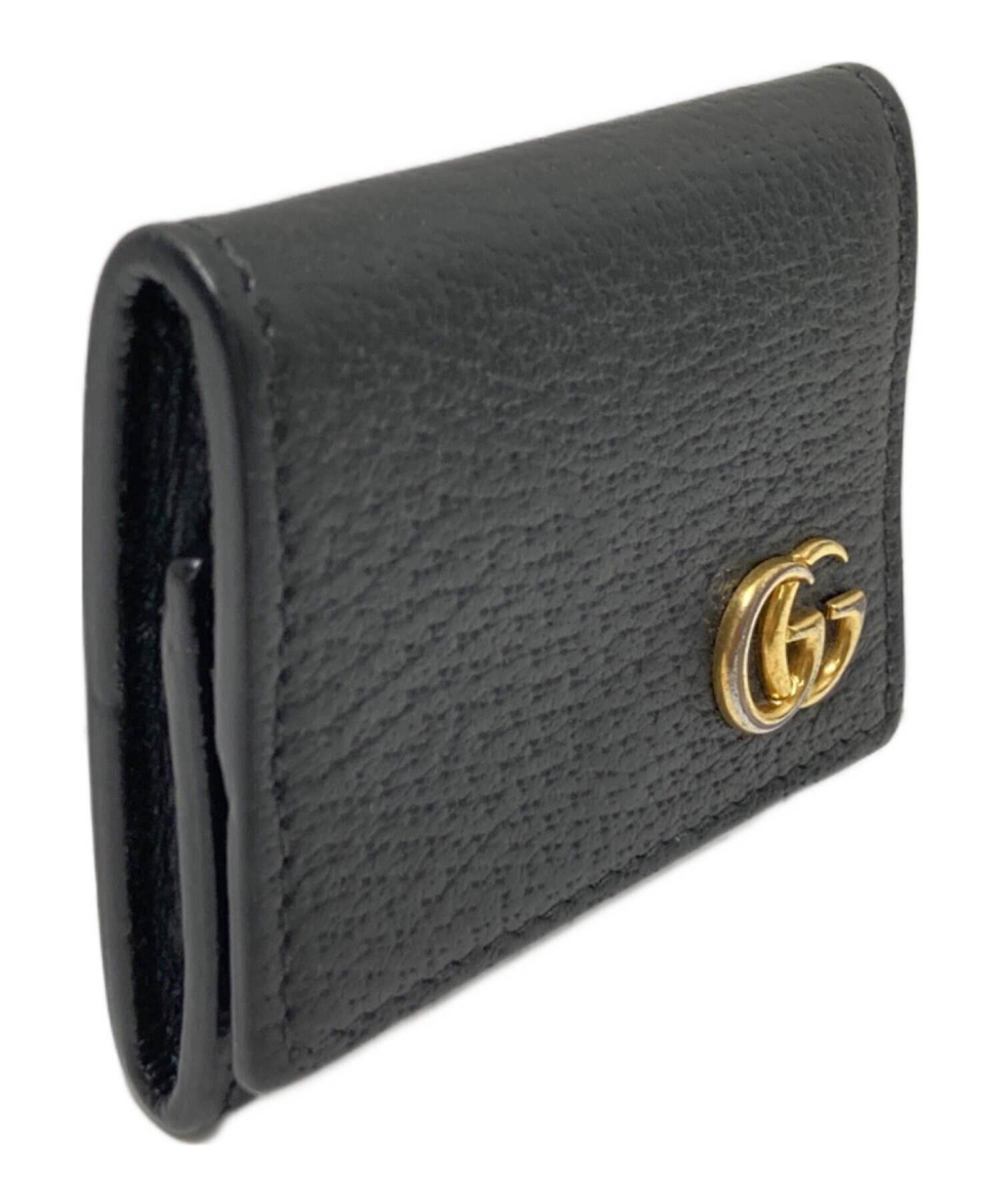 即決 GUCCI グッチ GGマーモント ケース 小銭入れ 中古・古着通販】GUCCI (グッチ) GGマーモント レザー小銭入れ