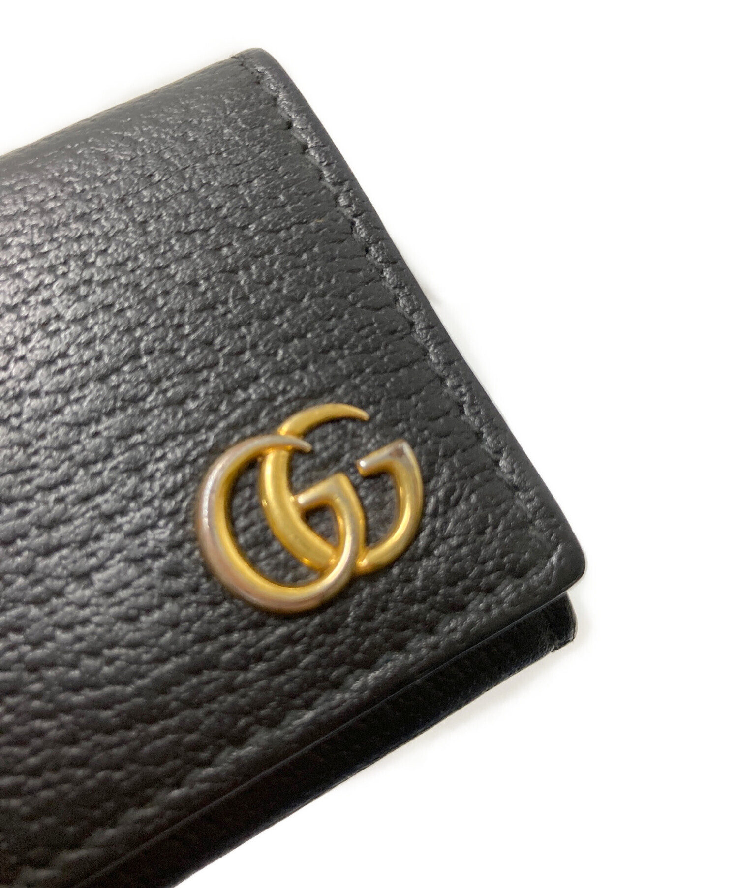 中古・古着通販】GUCCI (グッチ) GGマーモント レザー小銭入れ