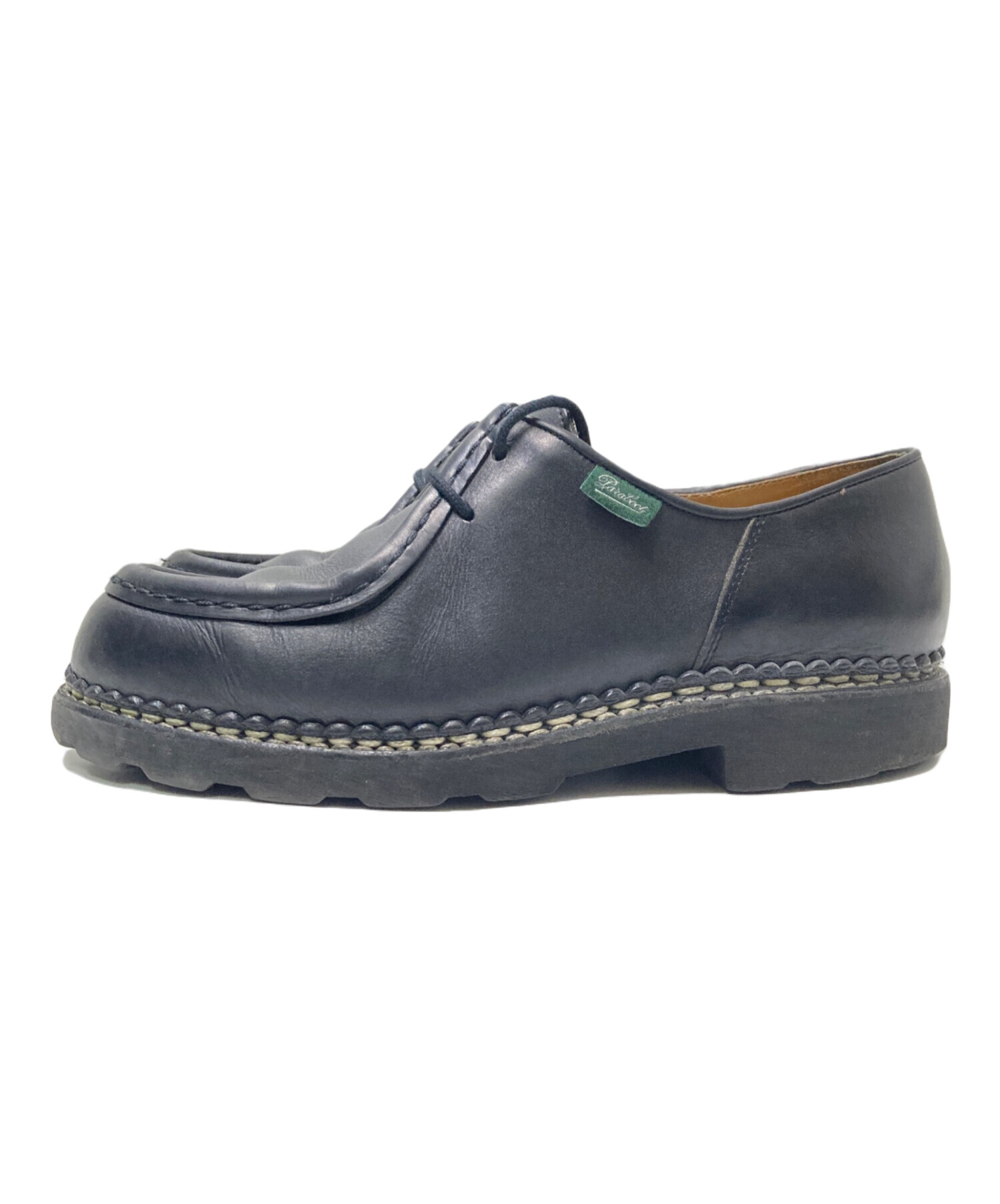 【送料無料】Paraboot Michael チロリアン　ネイビー　27㎝ 中古・古着通販】PARABOOT (パラブーツ) MICHAEL チロリアンシューズ