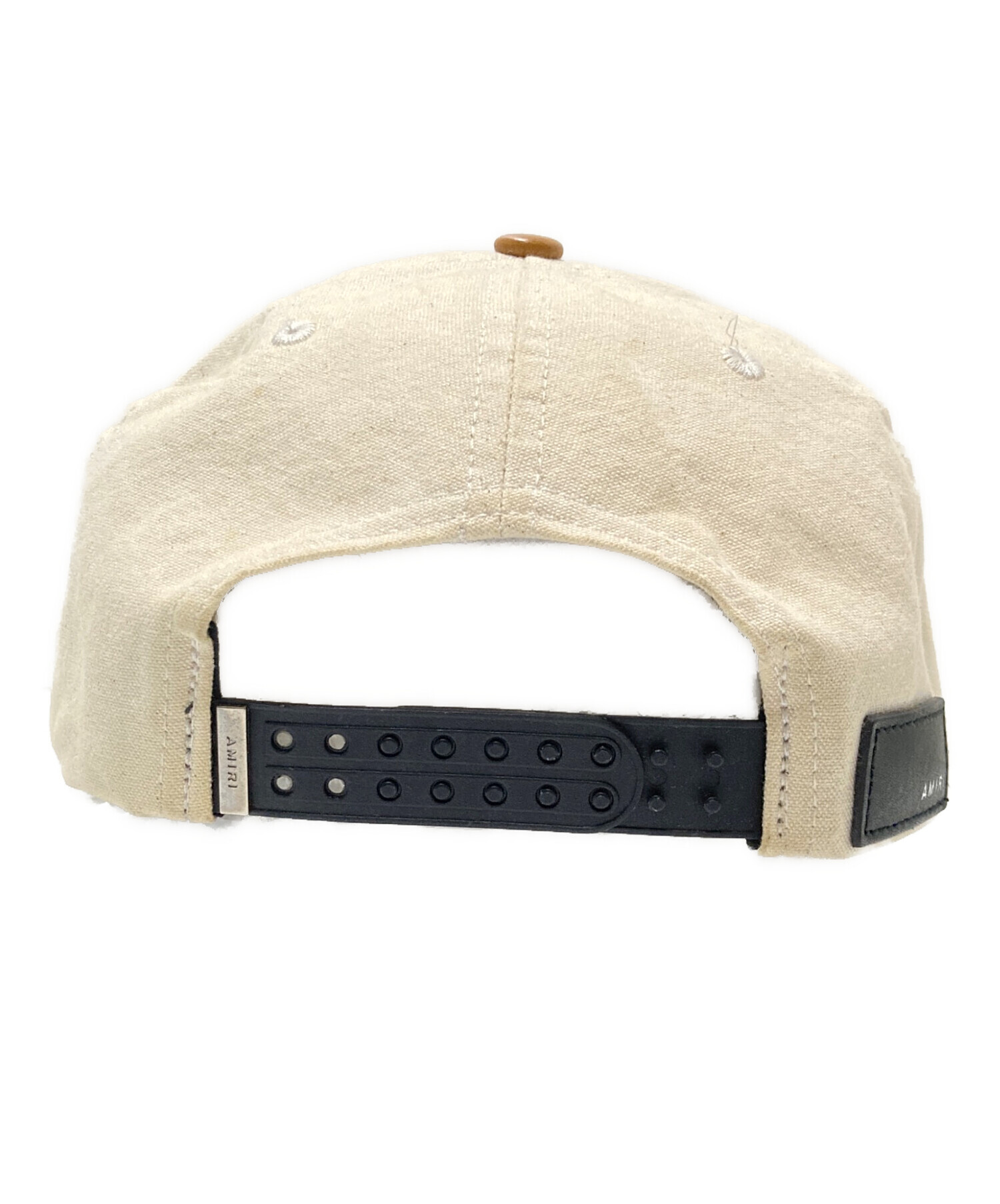 中古・古着通販】AMIRI (アミリ) レザー切替キャップ ブラウン