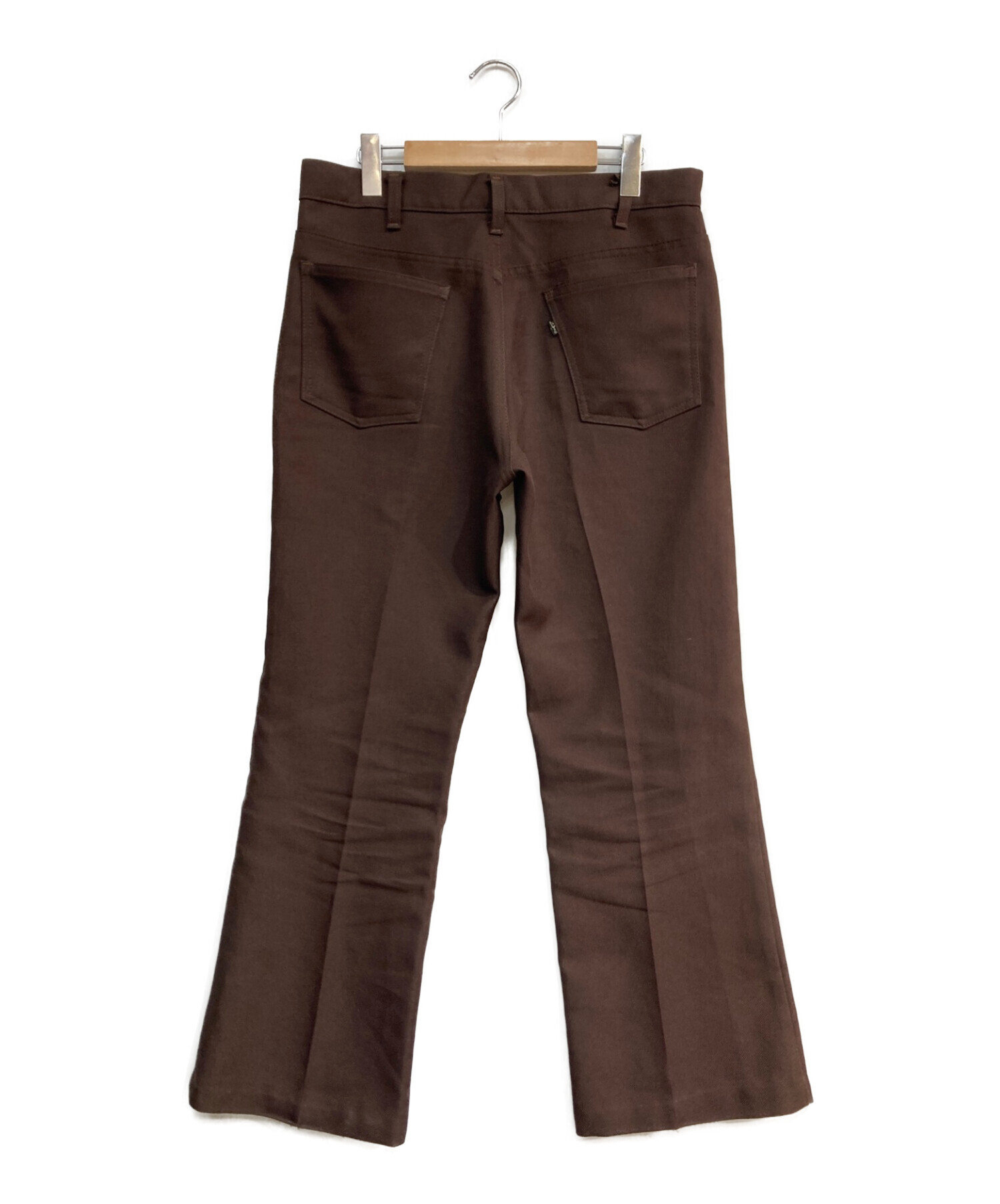 70s Levi’s リーバイス 517 スタプレ　ベージュ　ブラウン 1976s ファッション 70s USA製 リーバイス スタプレ 517 ブーツカット