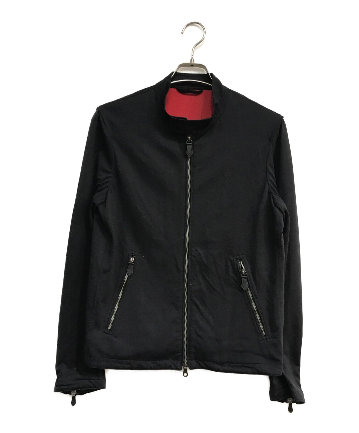 HELIX WOOL スタンドライダース ブラック MOVB（モーヴ）44(M) 中古・古着通販】movb (モーヴ) HELIX WOOLジャージー スタンド