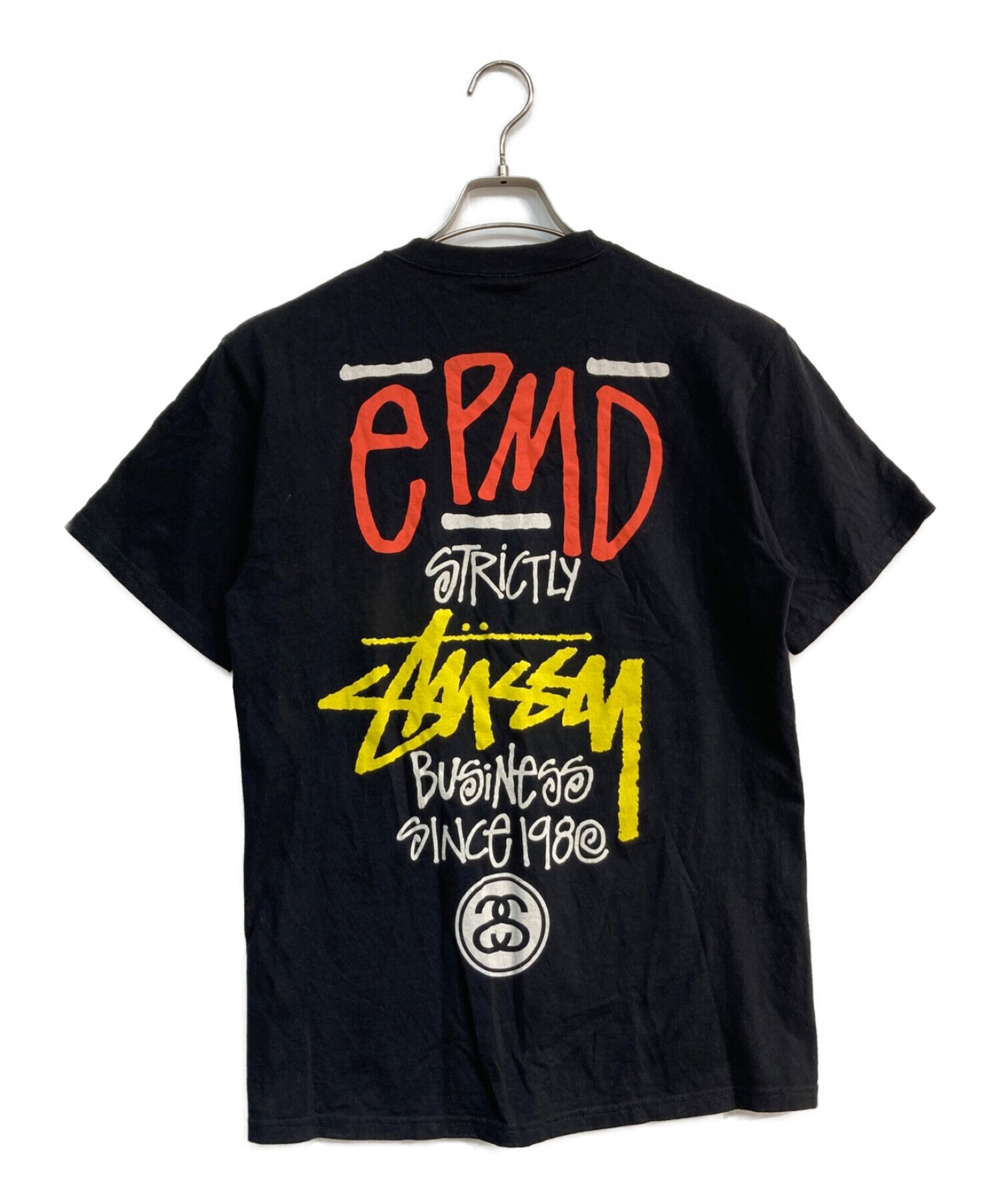 中古・古着通販】stussy (ステューシー) EPMDプリントTシャツ ブラック 