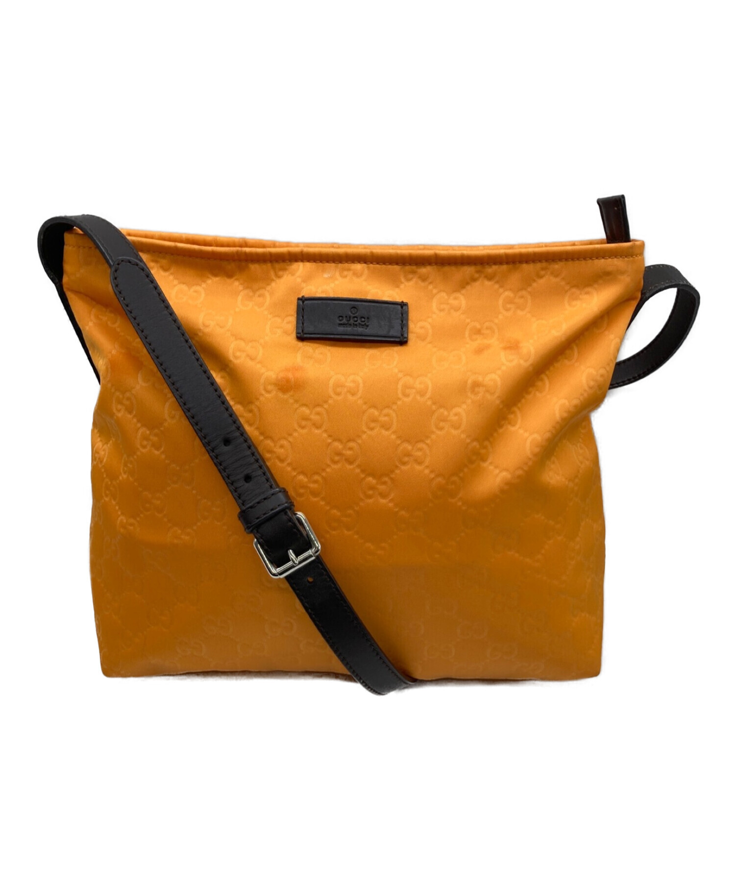 GUCCI(グッチ) ショルダーバッグ GG柄 314529 ダークネイビー×ブラウン  