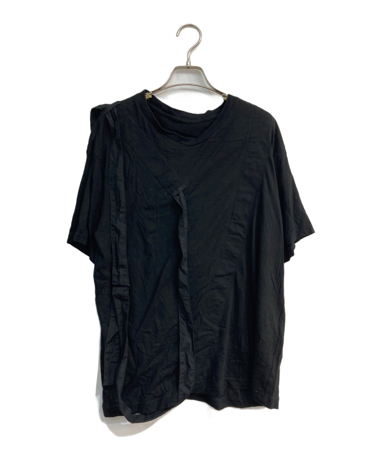 B Yohji Yamamoto Tシャツ・カットソー S 黒 【古着】【中古】【送料無料】 Yohji Yamamoto - YOHJI YAMAMOTO ヨウジヤマモト Tシャツ・カットソー