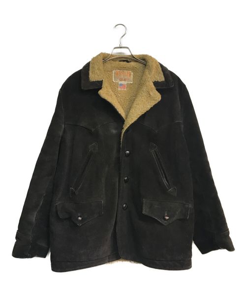 Schott ショット　スエードレザー ウエスタンランチコート　USA製　736 楽天市場】B品訳ありschott(ショット） スエードランチコート 裏ボア