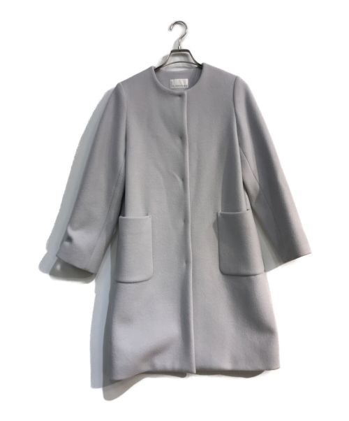 エムプルミエ　ウールダブルフェイスノーカラーコート エムプルミエ ウールダブルフェイスノーカラーコート