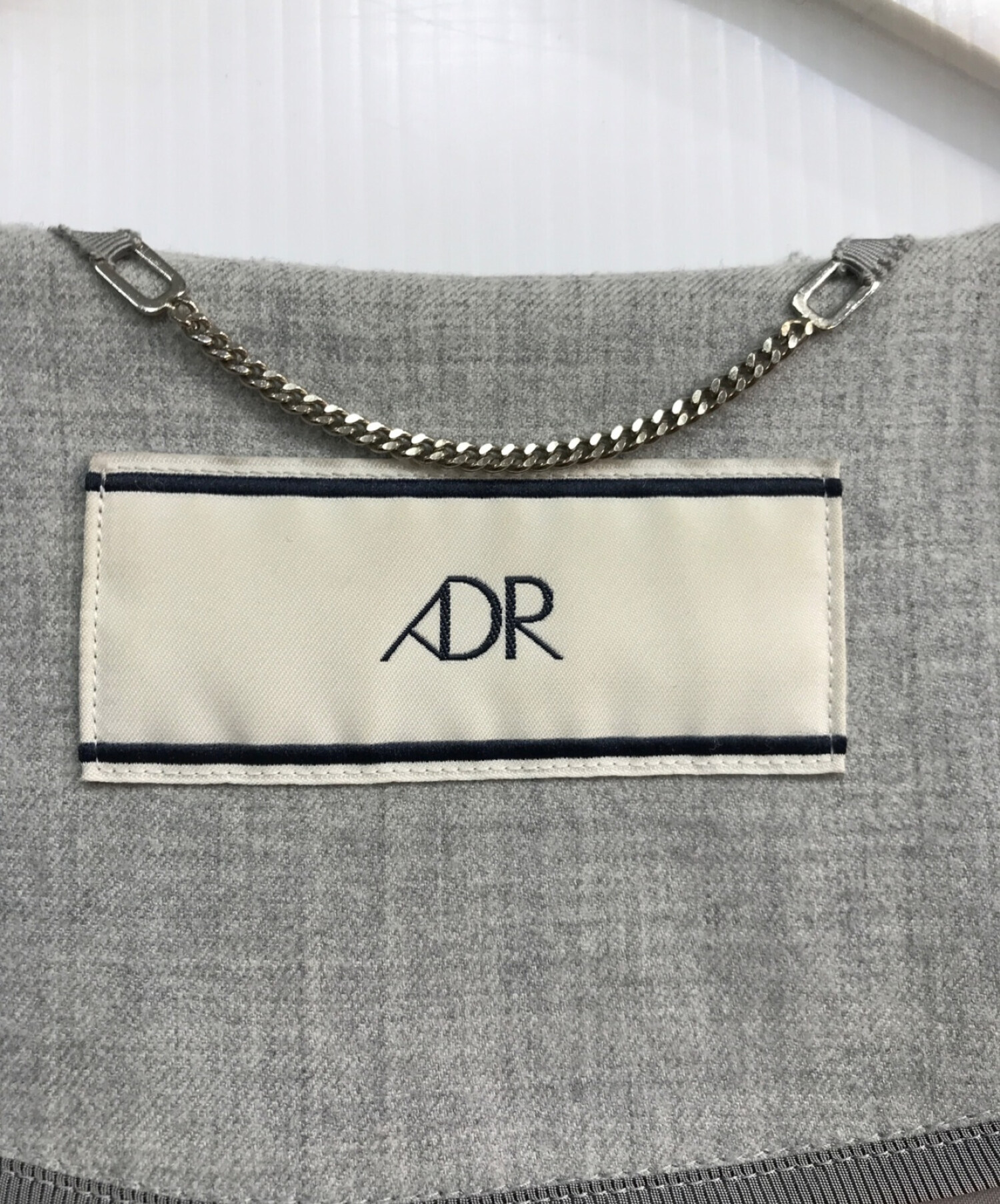 美品✨ADORE　アルパカ×ウール　ノーカラーシャギーコート　ゆったり　黒　36 中古・古着通販】ADORE (アドーア) アルパカシャギーノーカラーコート