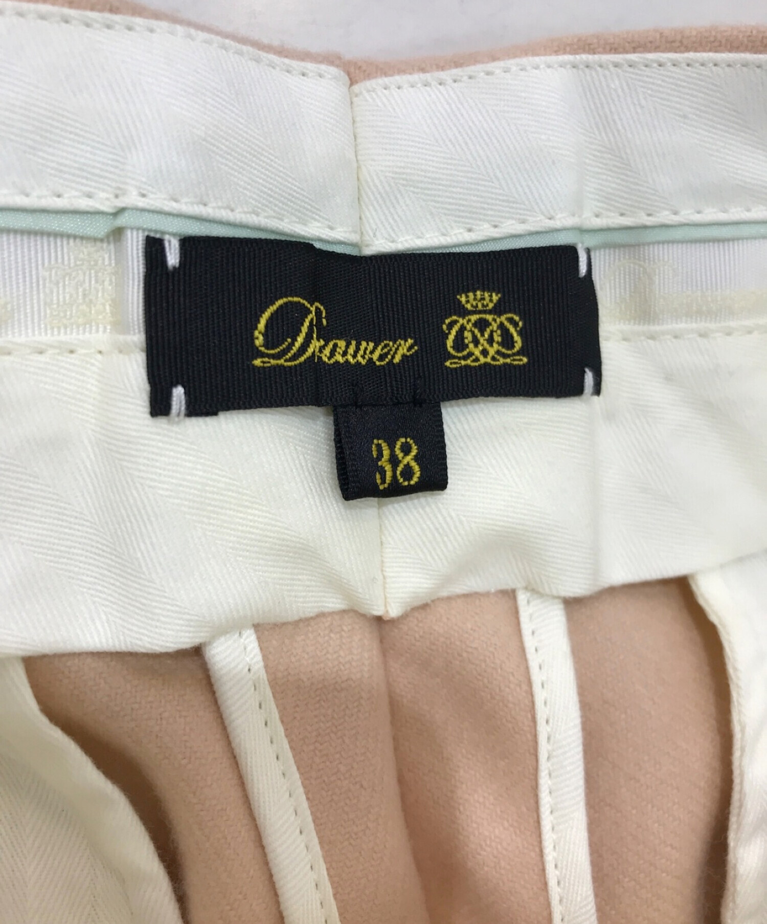 中古・古着通販】Drawer (ドゥロワー) ウールフラノタックパンツ 6514
