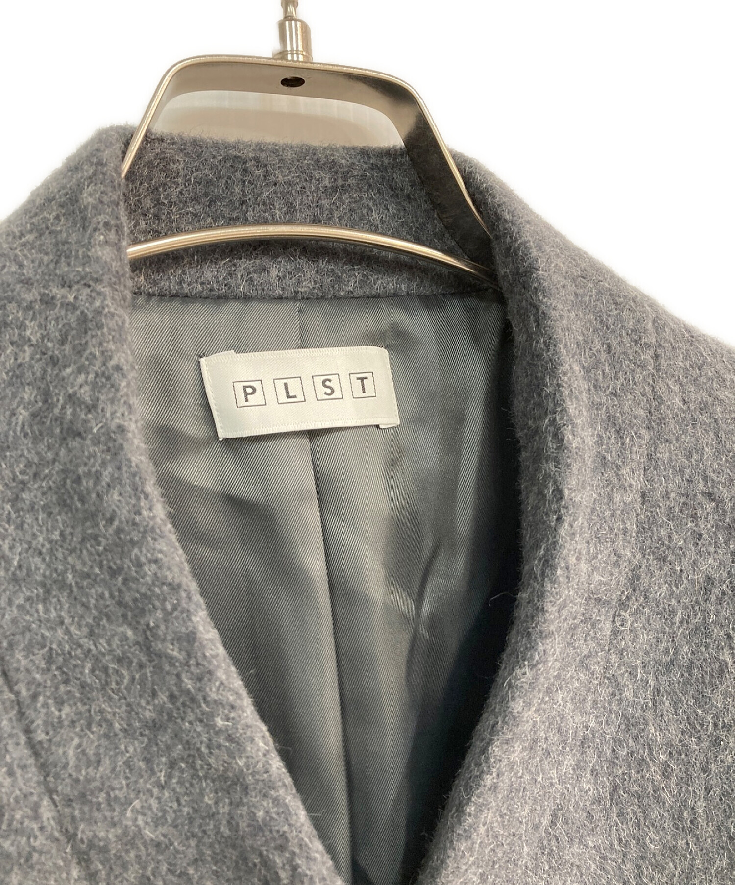 中古・古着通販】PLST (プラステ) ウールモッサシャギーコート