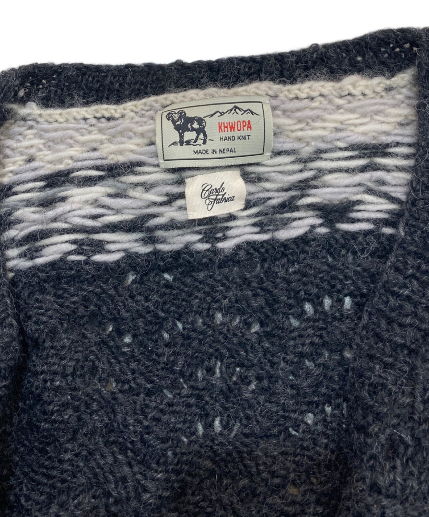 中古・古着通販】cardo fabrica (カルドファブリカ) ケーブル編み込み