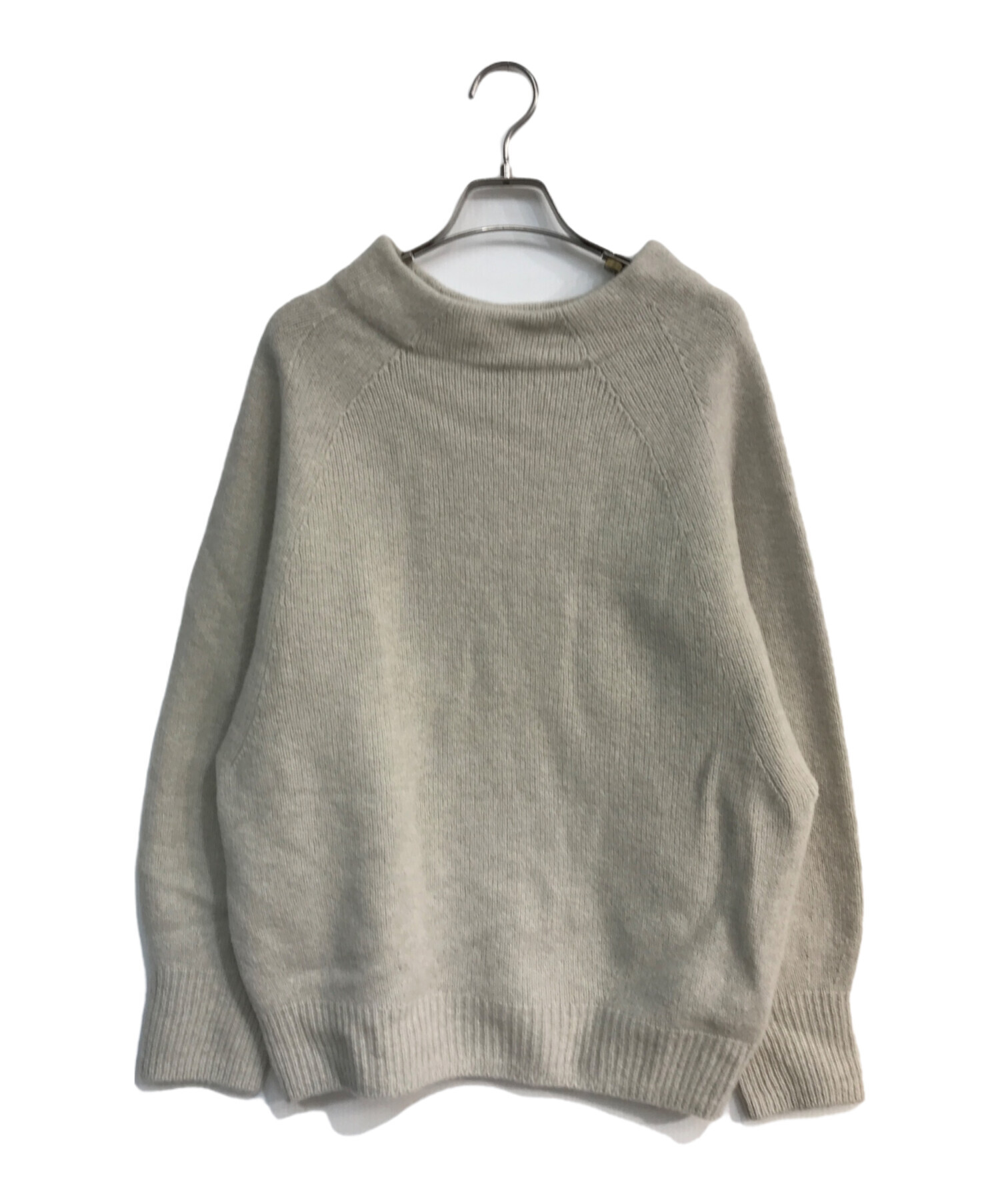 美品 Spick & Span ニット ラクーン ボトルネック スピックアンドスパン ラクーン混ボトルネックニット ふわふわ 茶色