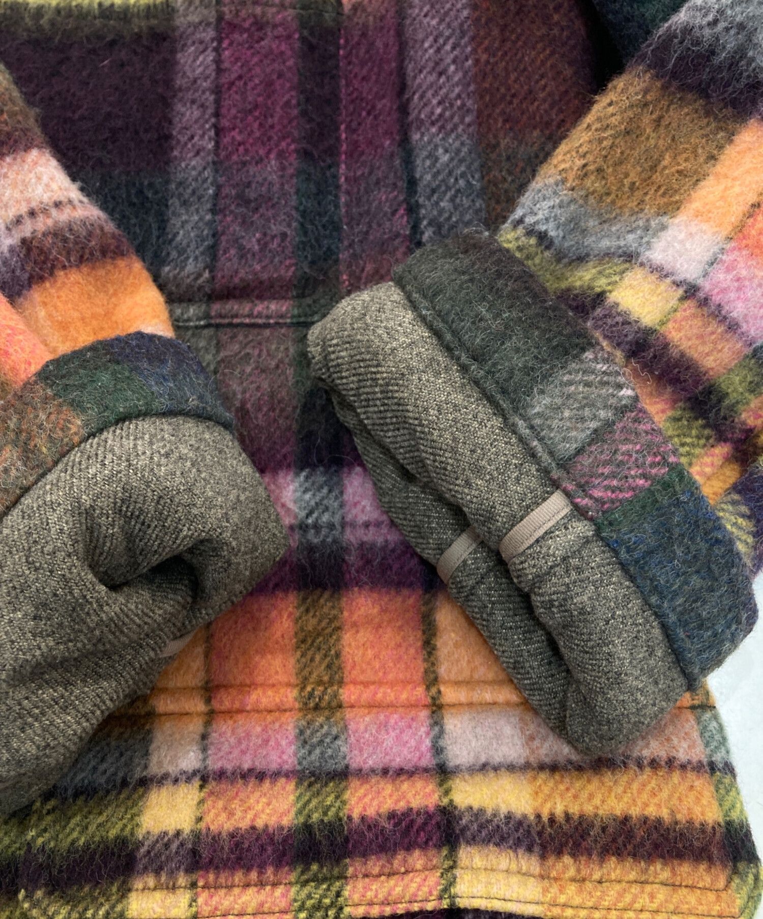 ts(s) エンジニアドガーメンツメンズチェックウールコート ts(s) エンジニアドガーメンツメンズチェックウールコート ts(s