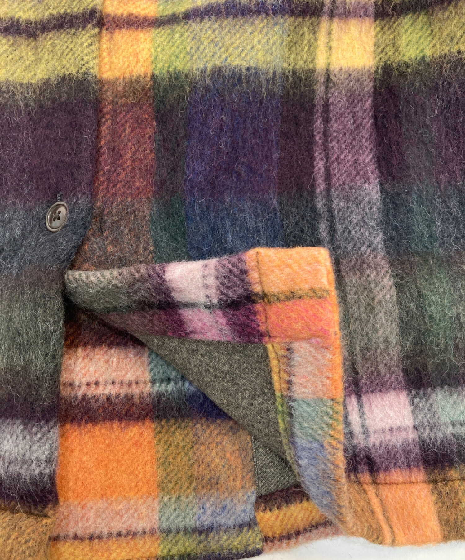 ts(s) エンジニアドガーメンツメンズチェックウールコート ts(s