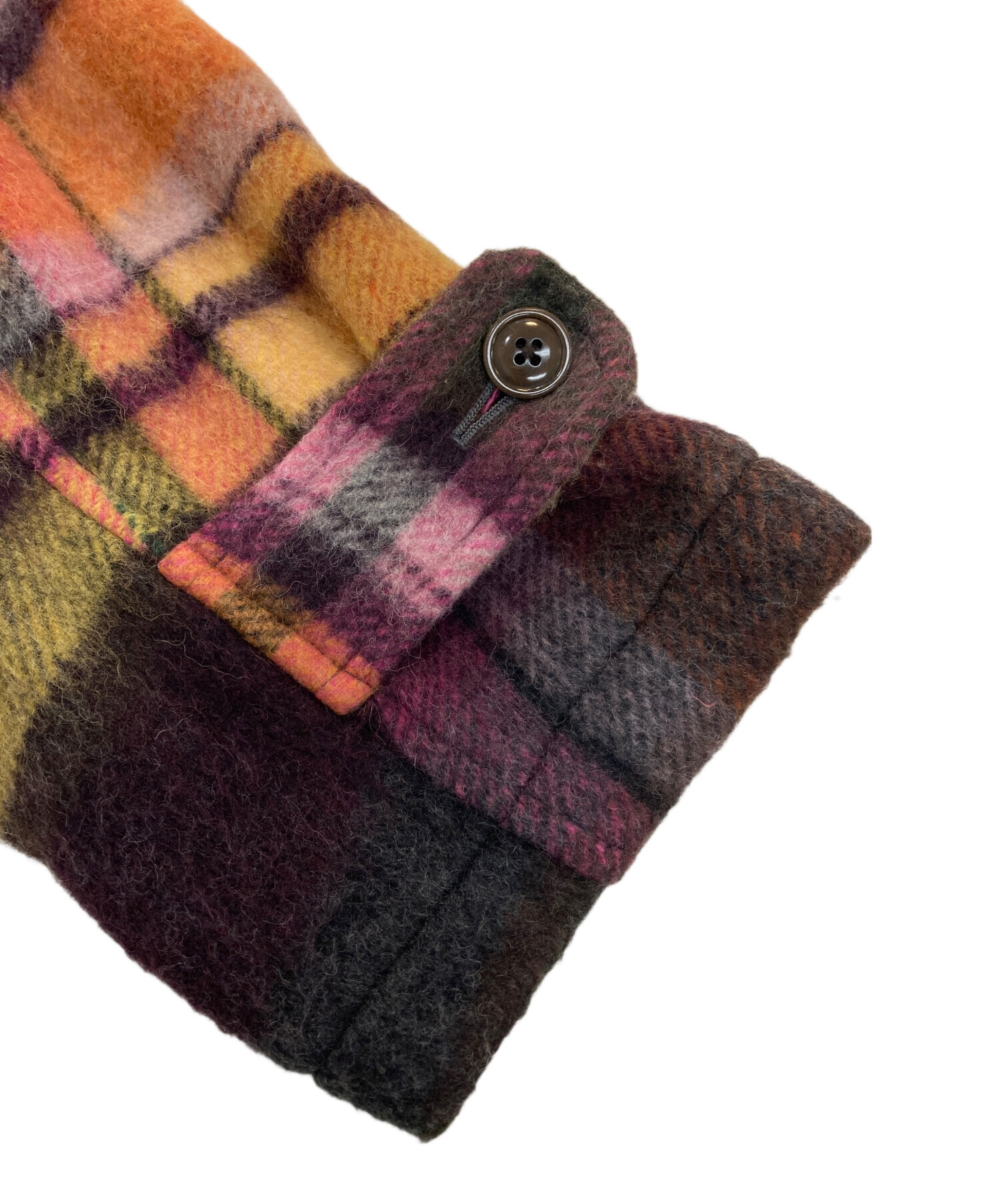 中古・古着通販】ts(s) (ティーエスエス) チェックコート マルチカラー