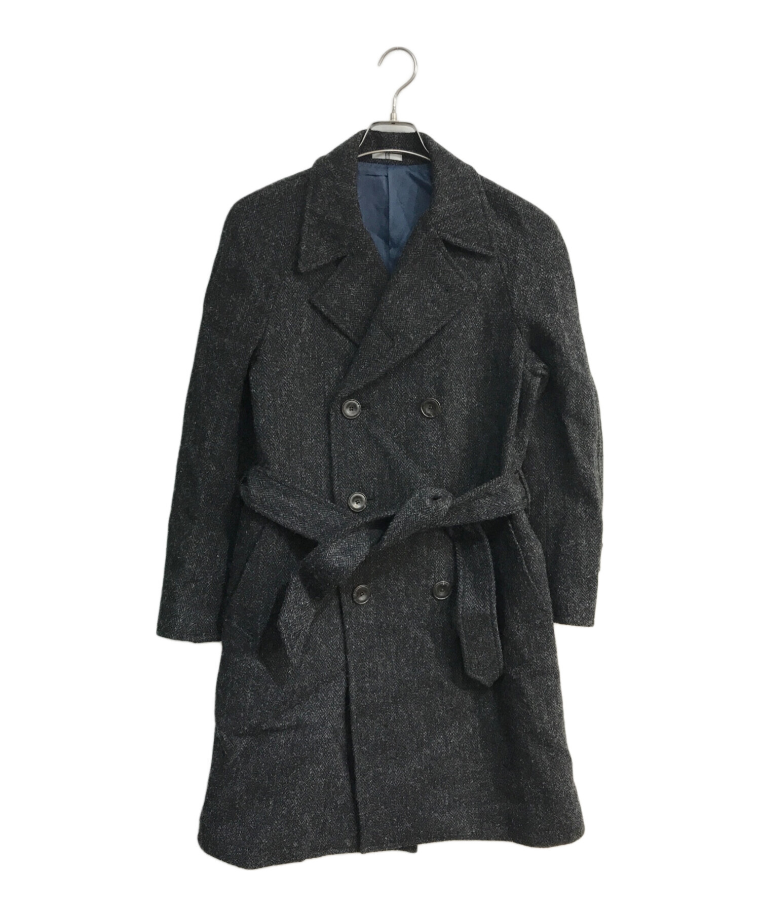 SUIT SELECT×Harris Tweed ウールダブルチェスターコート 中古・古着通販】SUIT SELECT (スーツセレクト) Harris Tweed (ハリス