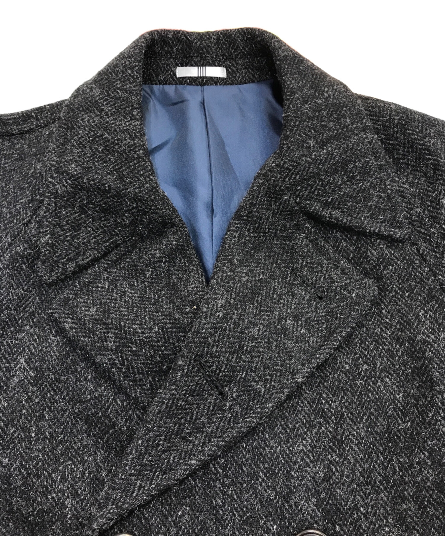 SUIT SELECT×Harris Tweed ウールダブルチェスターコート 中古・古着通販】SUIT SELECT (スーツセレクト) Harris Tweed (ハリス