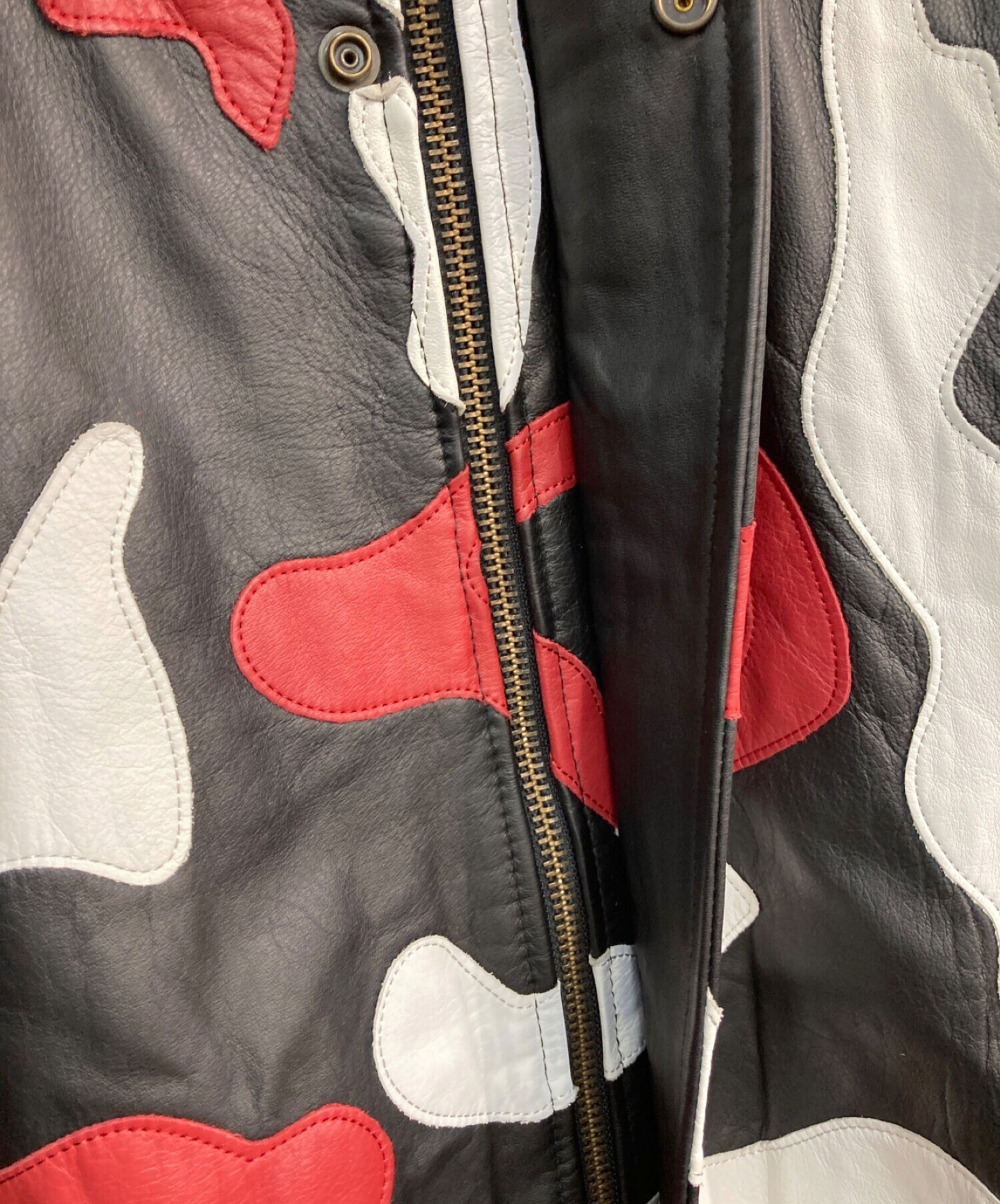 中古・古着通販】Supreme (シュプリーム) Camo Leather Hooded Jacket