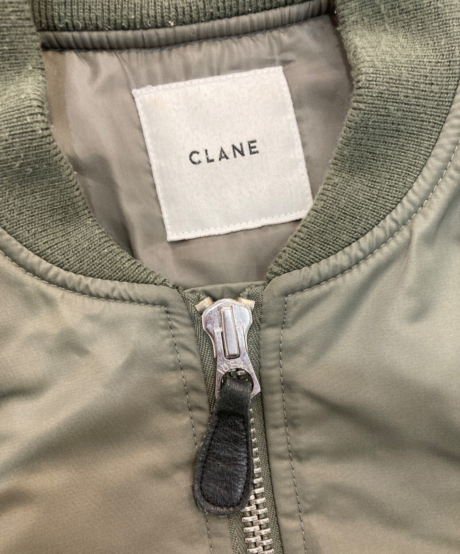 中古・古着通販】CLANE (クラネ) BACK GATHER MA-1 101043 オリーブ