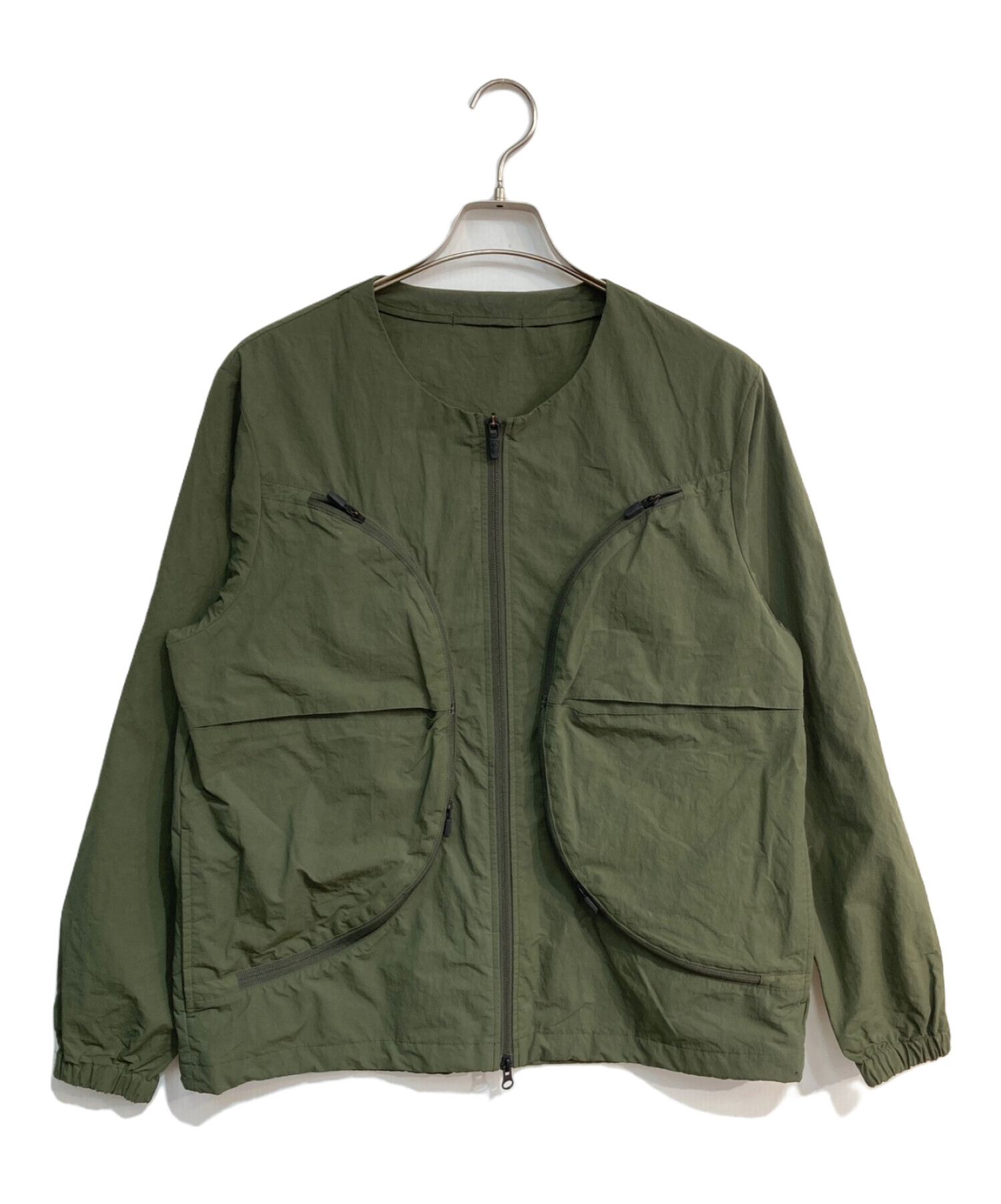 中古・古着通販】DESCENTE (デサント) ノーカラージャケット DLMLJC30S 