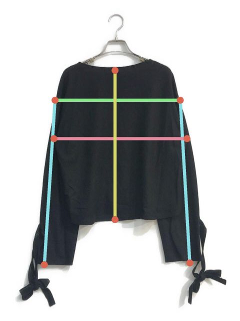 中古・古着通販】HELMUT LANG (ヘルムートラング) 袖リボンカットソー