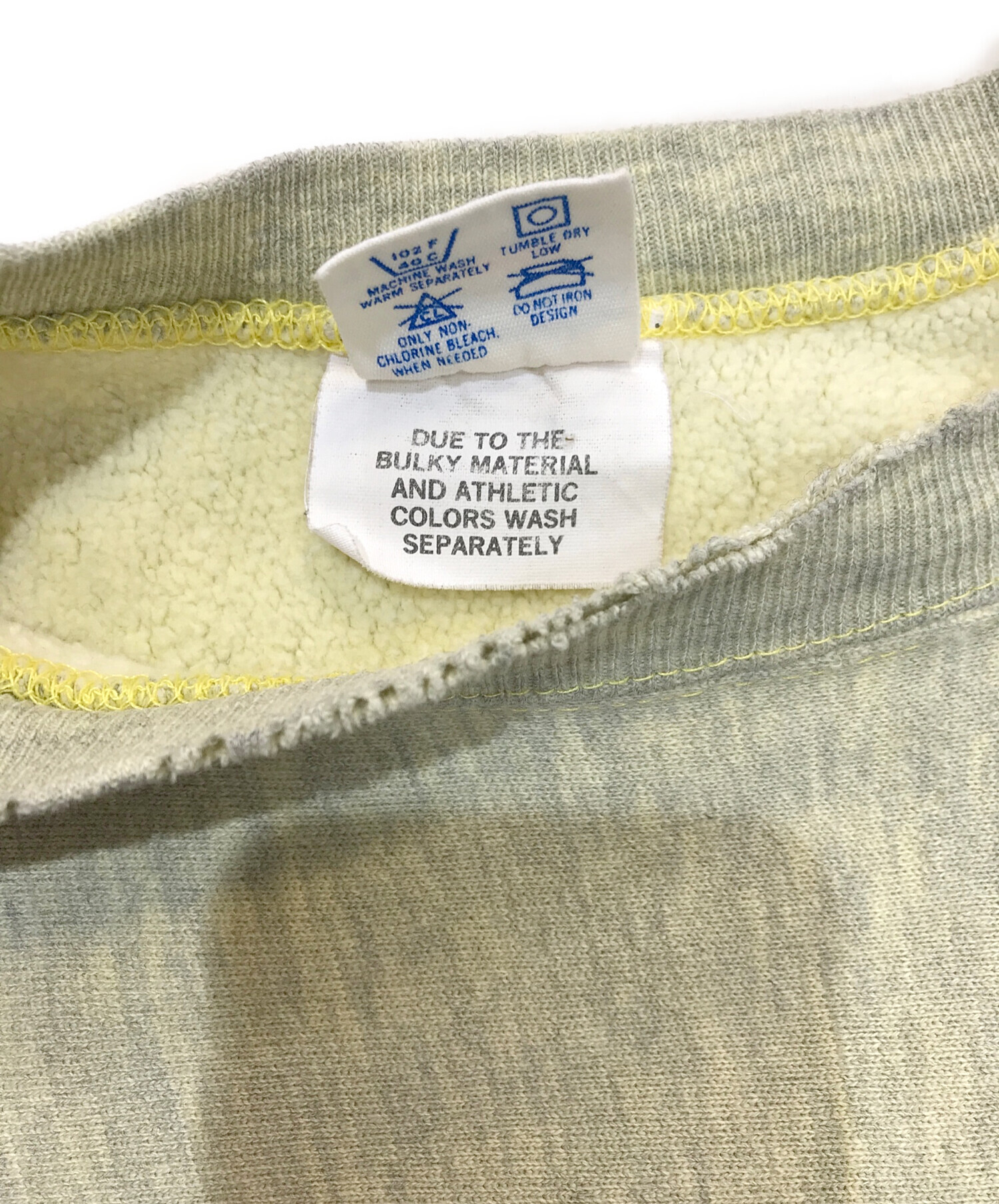 80s トリコタグ Champion チャンピオン スウェット 鬼フェード ボロ 80s トリコタグ Champion チャンピオン スウェット 鬼フェード ボロ