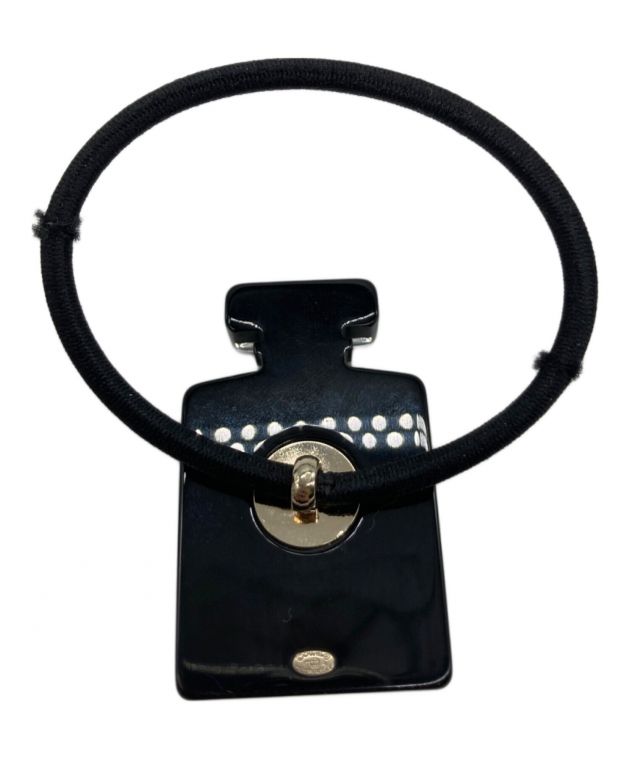 中古・古着通販】CHANEL (シャネル) ヘアゴム 香水モチーフ ブラック