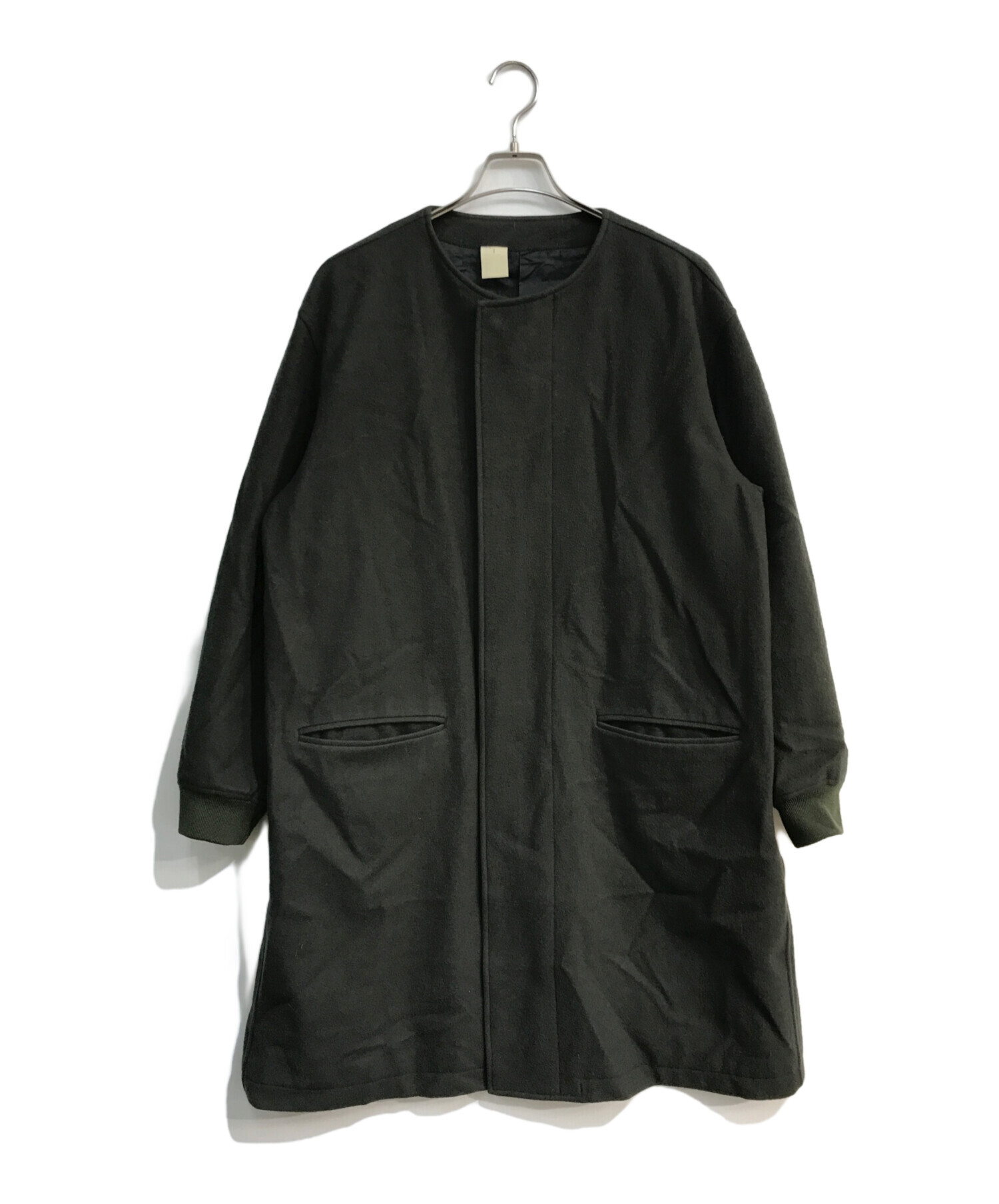 美品】エヌハリウッド N.hollywood コート カーキ Lsize 美品