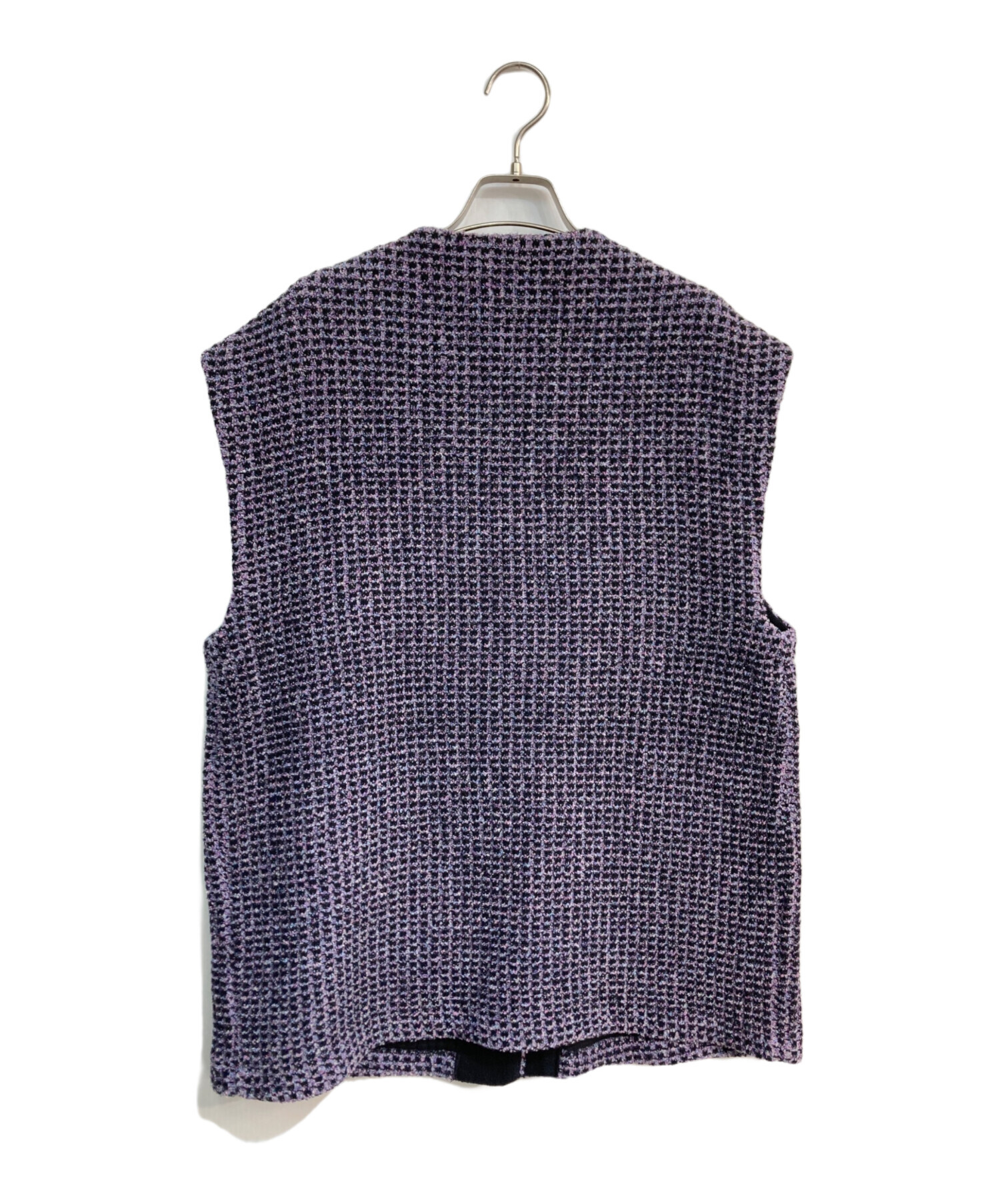 中古・古着通販】ROPE (ロペ) カラーミックスニットツイードジレ