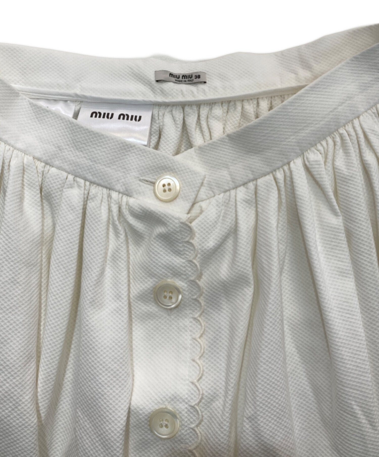 中古・古着通販】MIU MIU (ミュウミュウ) フロントボタンフレア 