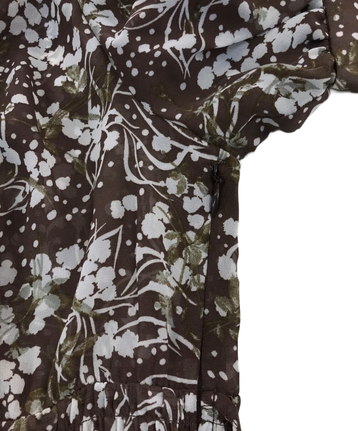 中古・古着通販】Snidel (スナイデル) Sustainaボウタイプリントワンピ