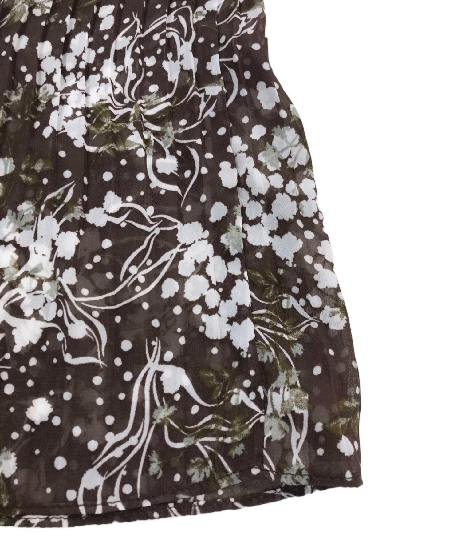 中古・古着通販】Snidel (スナイデル) Sustainaボウタイプリントワンピ