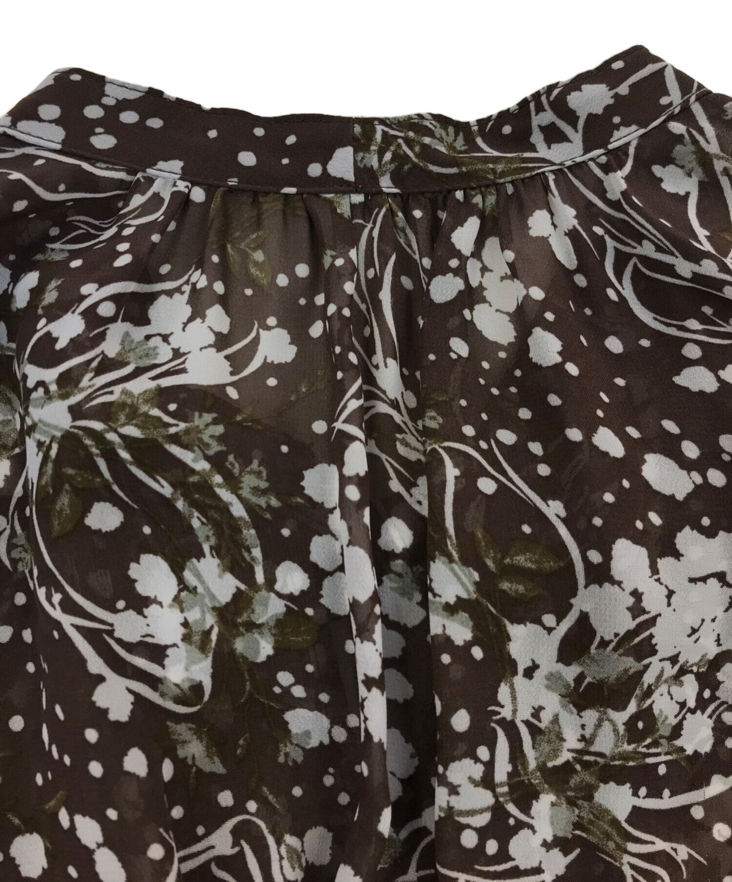 中古・古着通販】Snidel (スナイデル) Sustainaボウタイプリントワンピ
