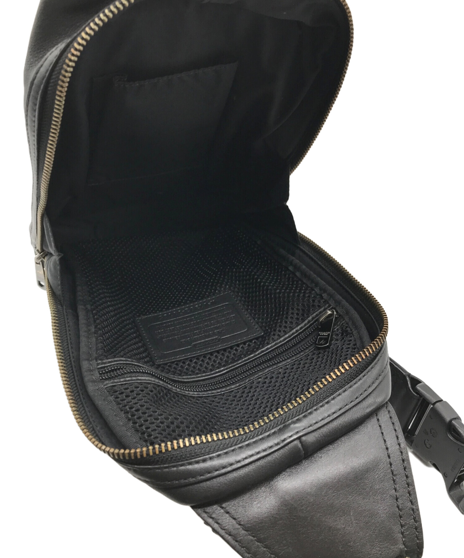 中古・古着通販】COACH (コーチ) トンプソン レザーボディバッグ