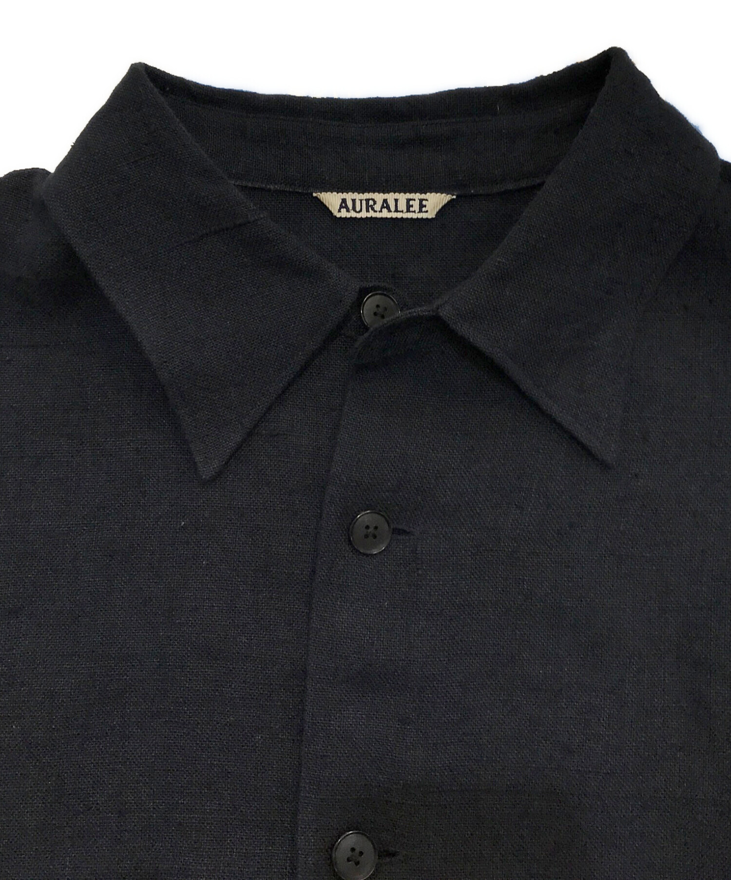 中古・古着通販】AURALEE (オーラリー) LINEN SILK TWEED HALF SLEEVED 