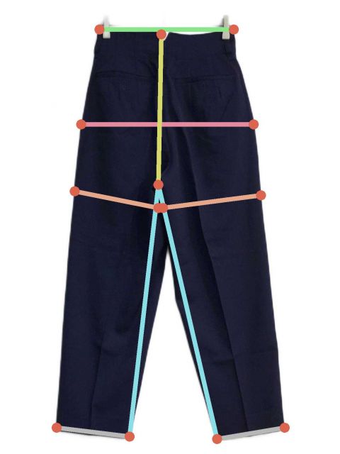 中古・古着通販】plantation (プランテーション) タックパンツ