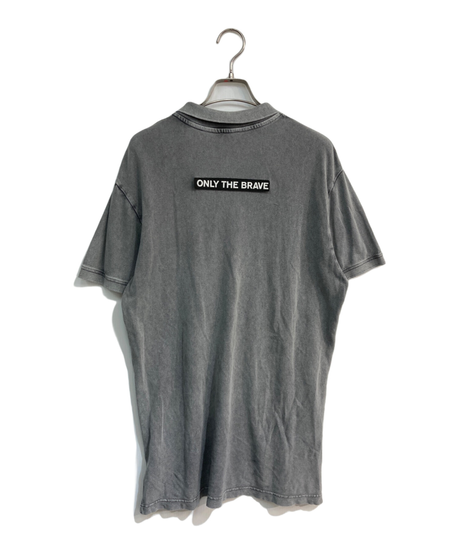 中古・古着通販】DIESEL (ディーゼル) ポロシャツ グレー サイズ:XL 
