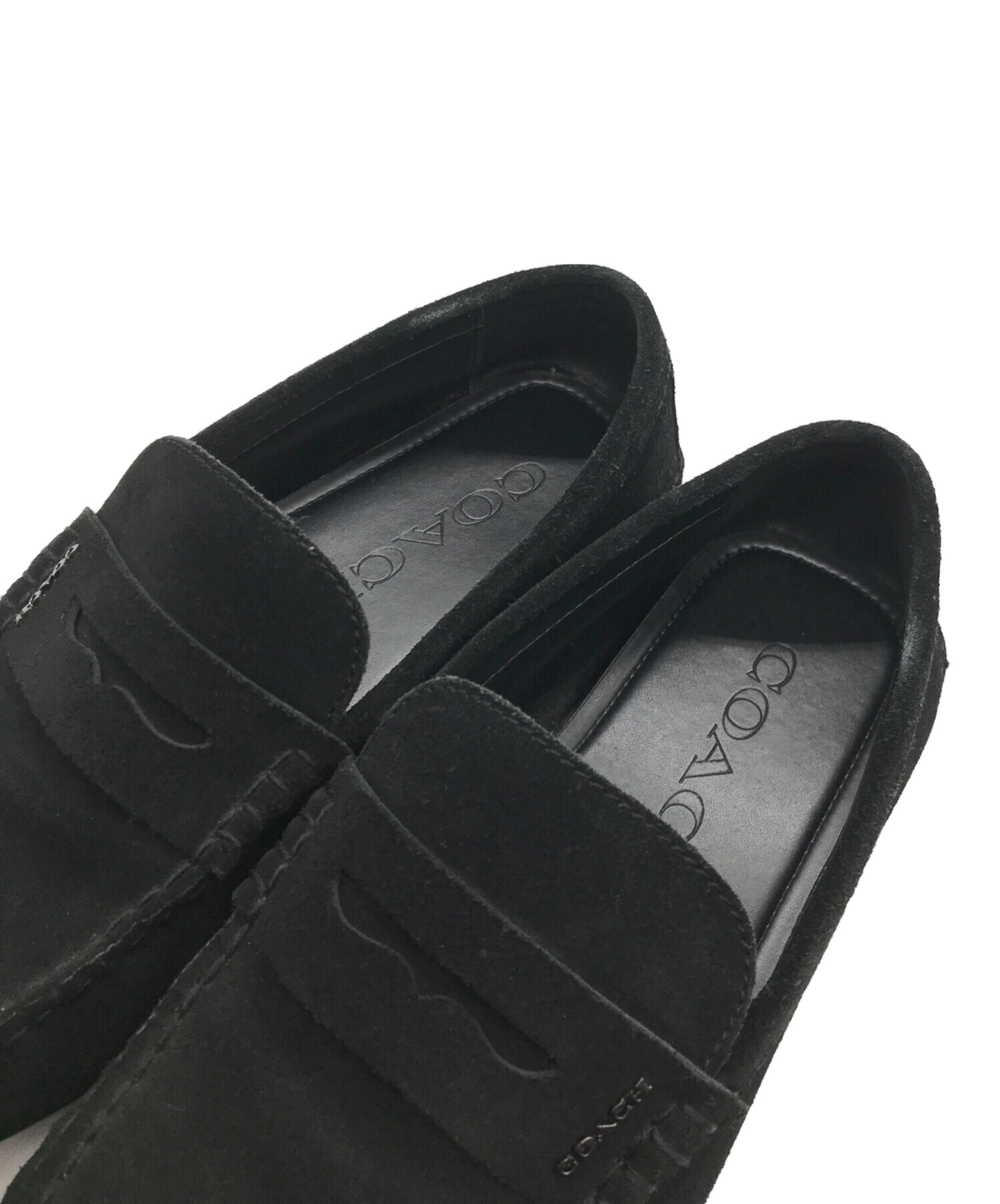 中古・古着通販】COACH (コーチ) モット ドライバーシューズ ブラック 