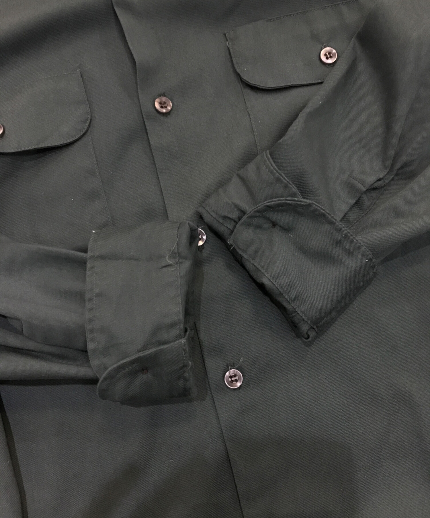 中古・古着通販】BIG YANK (ビッグヤンク) ワークシャツ 60'S グリーン