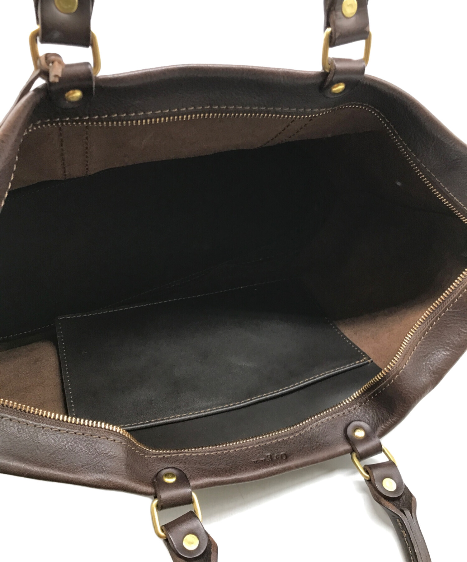 中古・古着通販】Herz (ヘルツ) 2wayレザーバッグ organ ブラウン